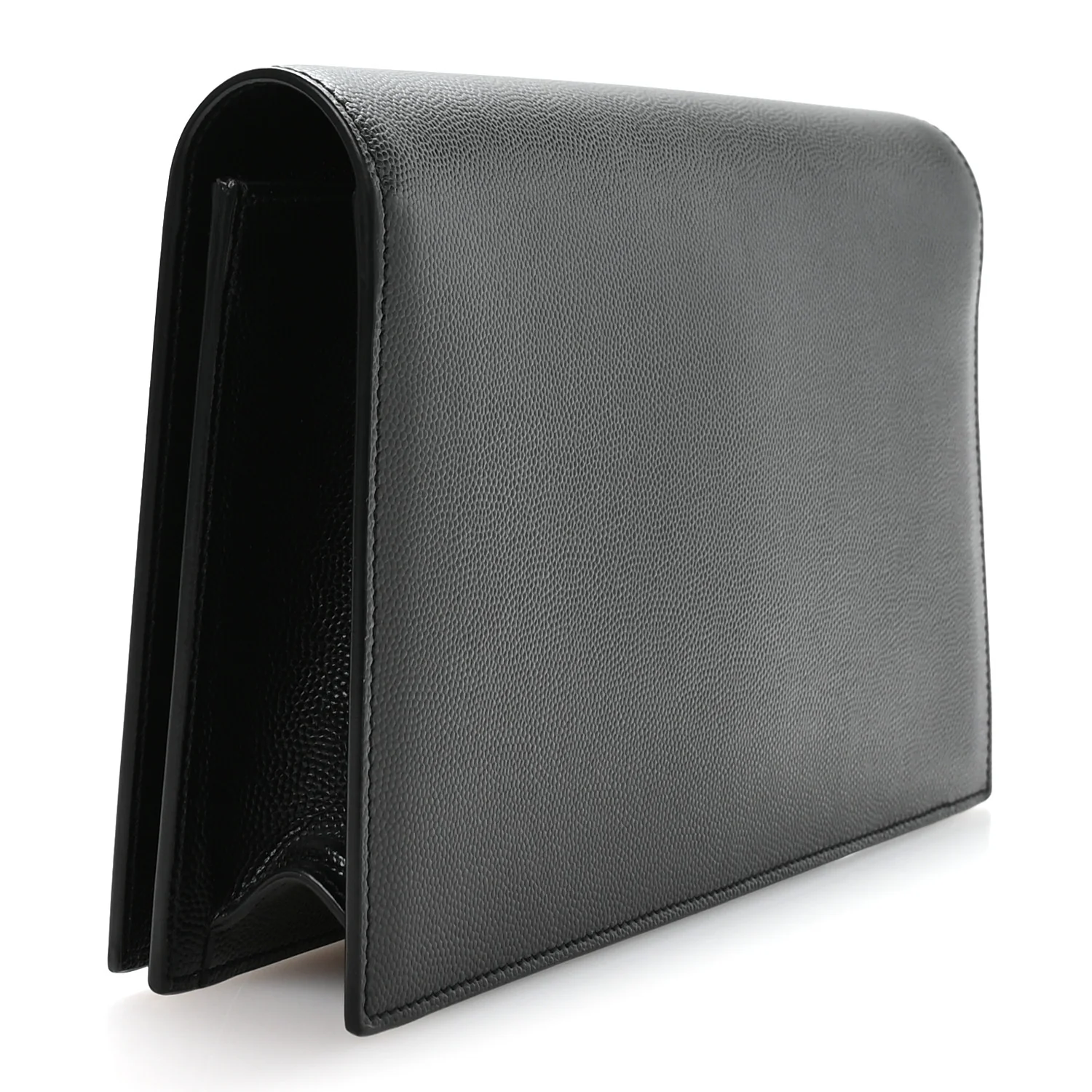 Grain De Poudre Classic Monogram Kate Clutch Black - Image 3
