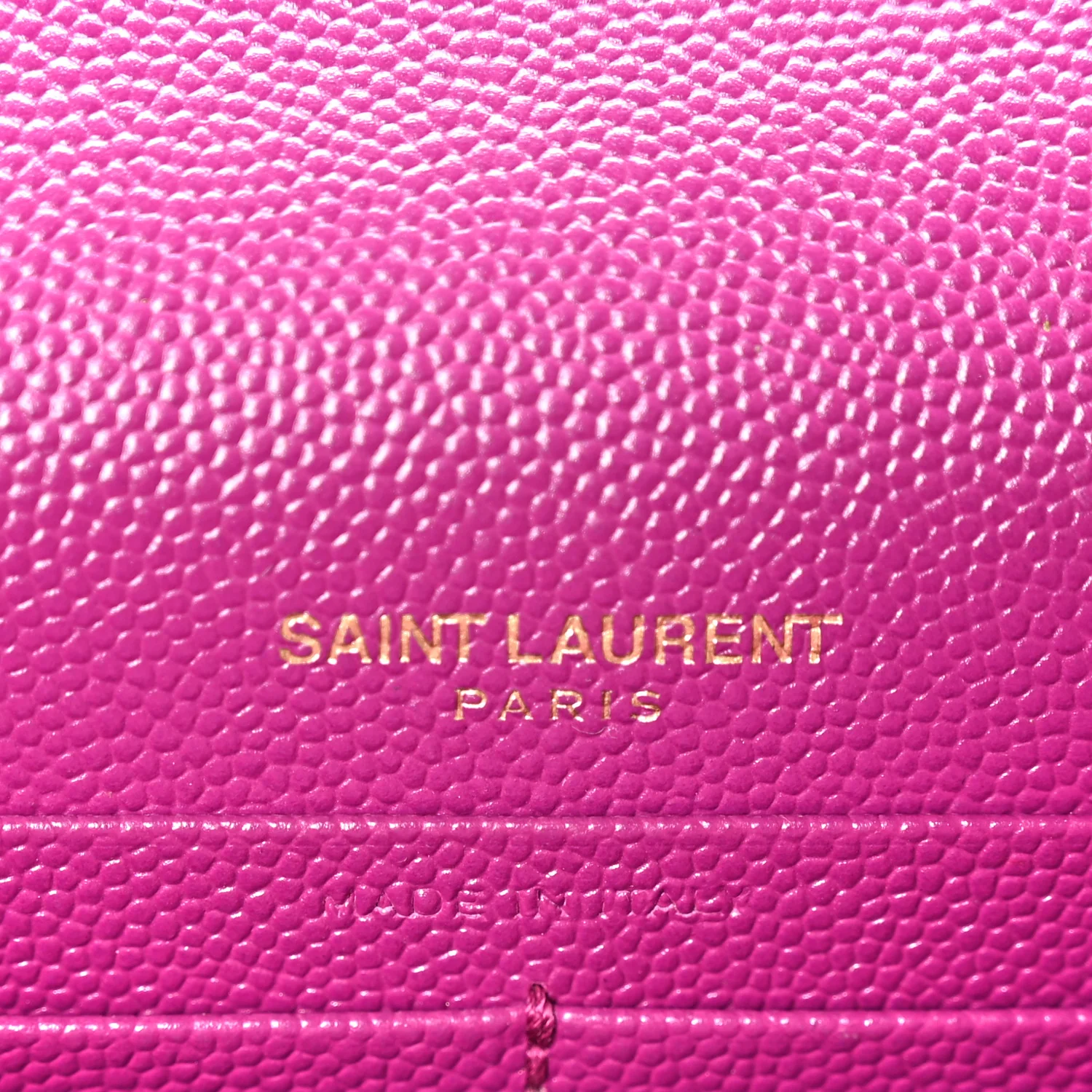 Grain De Poudre Classic Monogram Kate Tassel Chain Wallet Dark Grape - Image 6