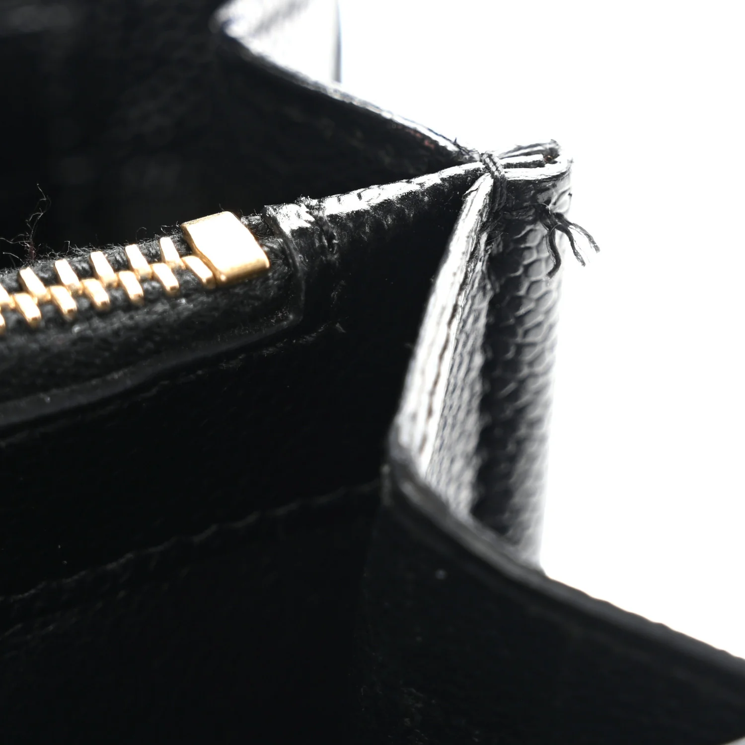 Grain De Poudre Matelasse Chevron Monogram Chain Wallet Black - Image 34