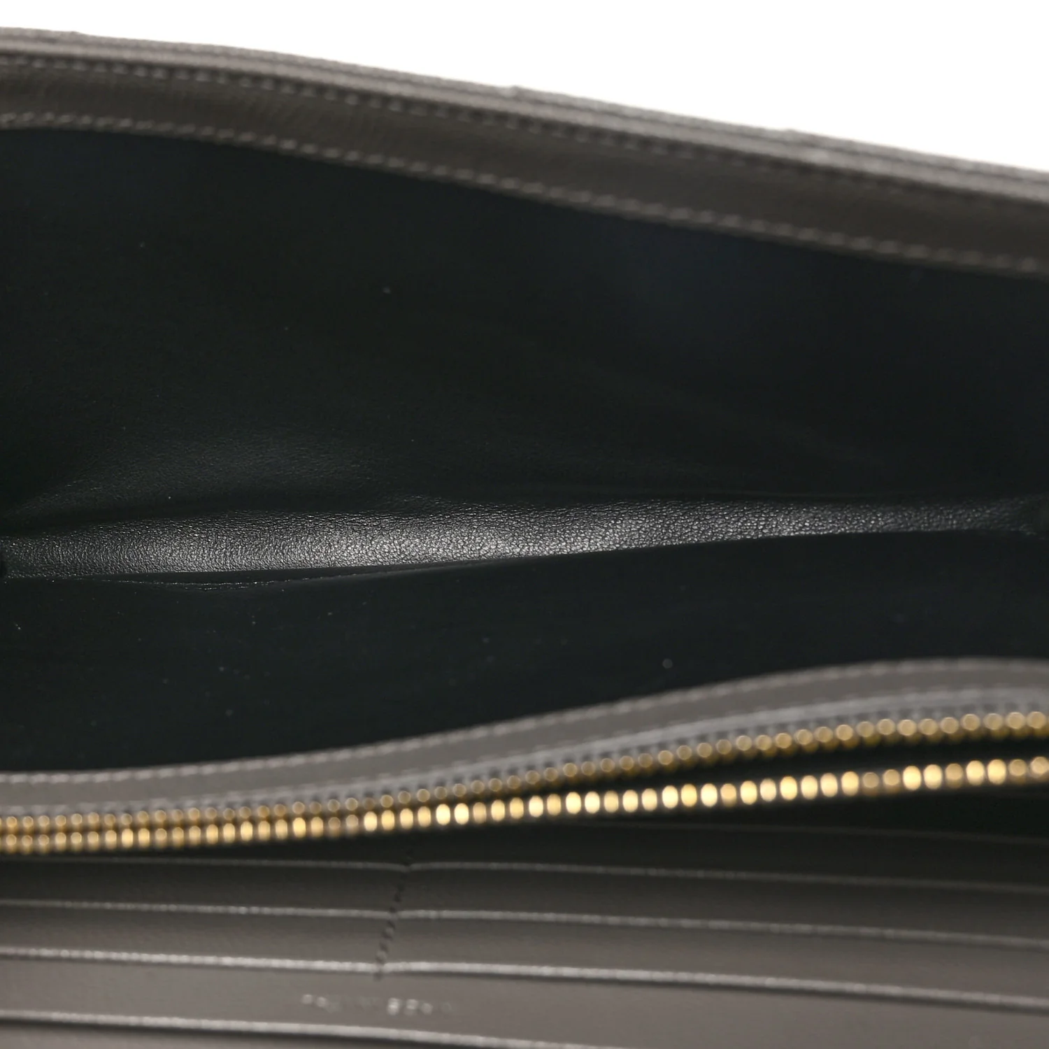 Grain De Poudre Matelasse Chevron Monogram Chain Wallet Fog - Image 6