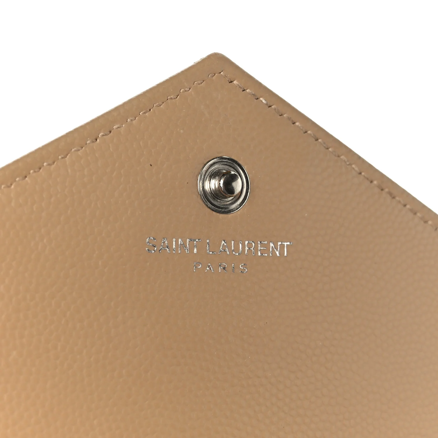Grain De Poudre Matelasse Chevron Monogram Chain Wallet Taupe - Image 8