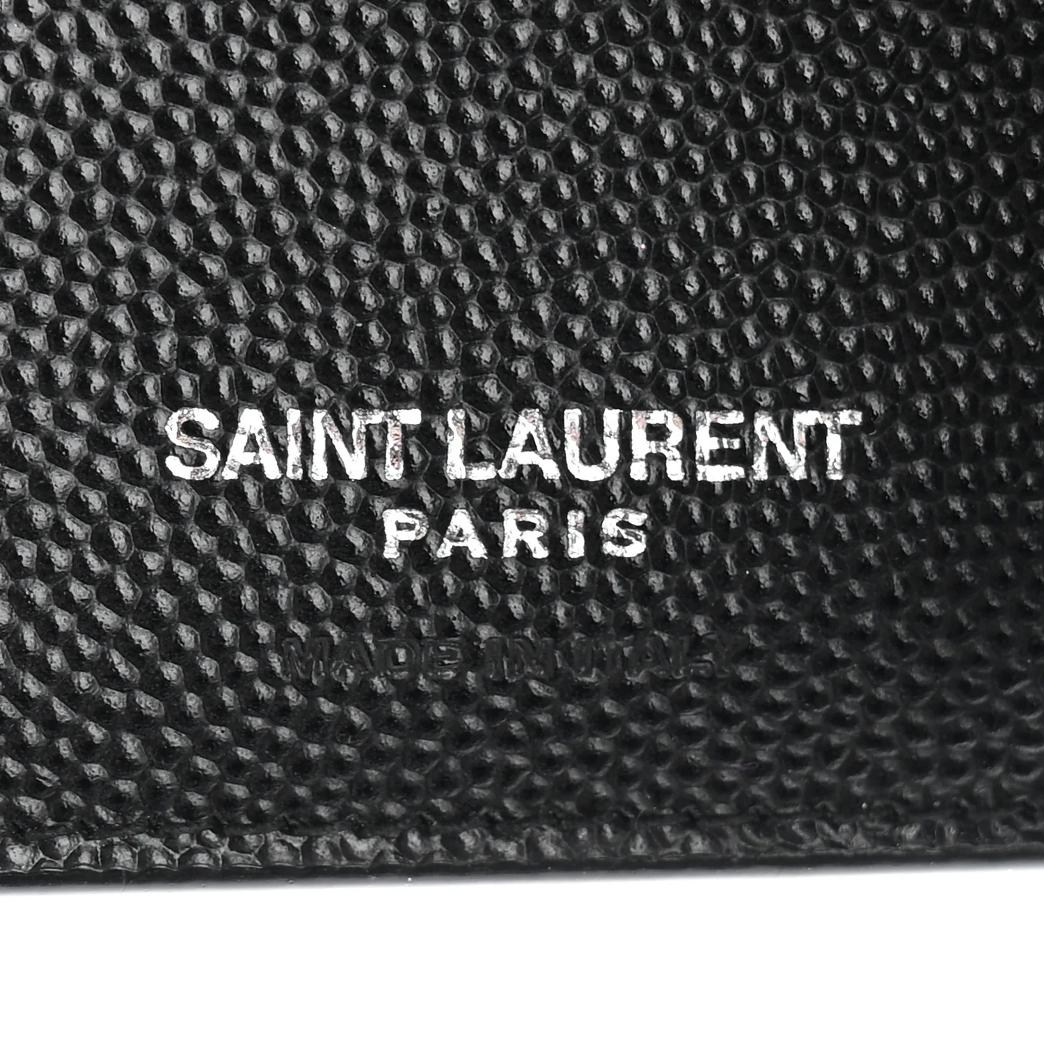 Grain De Poudre Matelasse Chevron Monogram Compact Tri Fold Wallet Black - Image 6