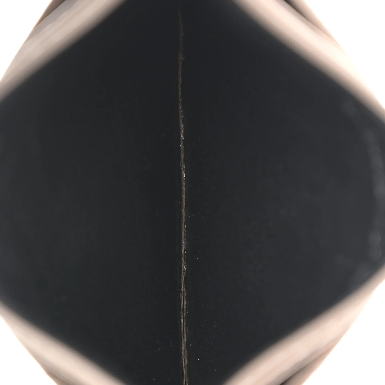 Grain De Poudre Matelasse Chevron Monogram Credit Card Case Taupe - Image 5