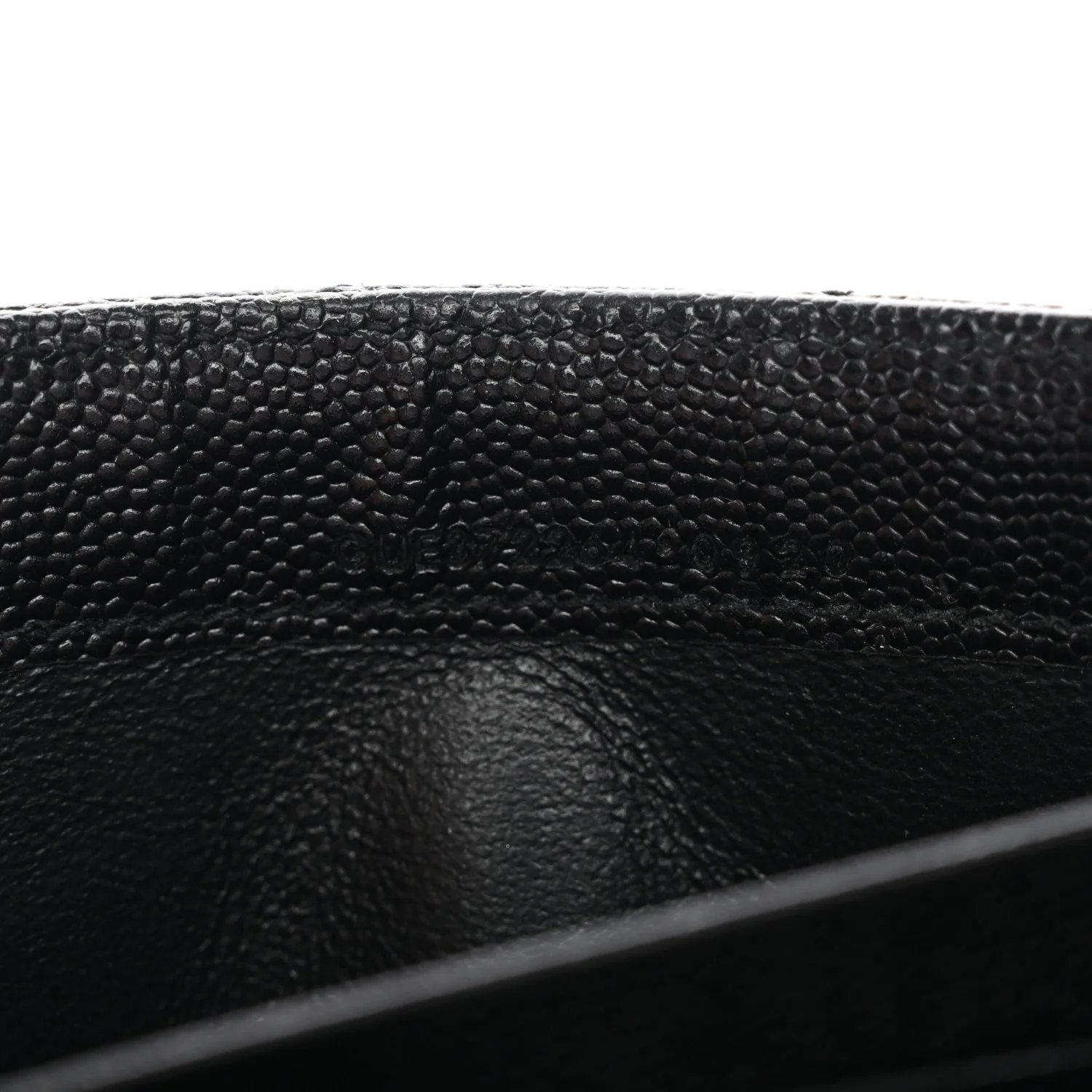 Grain De Poudre Matelasse Chevron Monogram Flap Wallet Black - Image 7