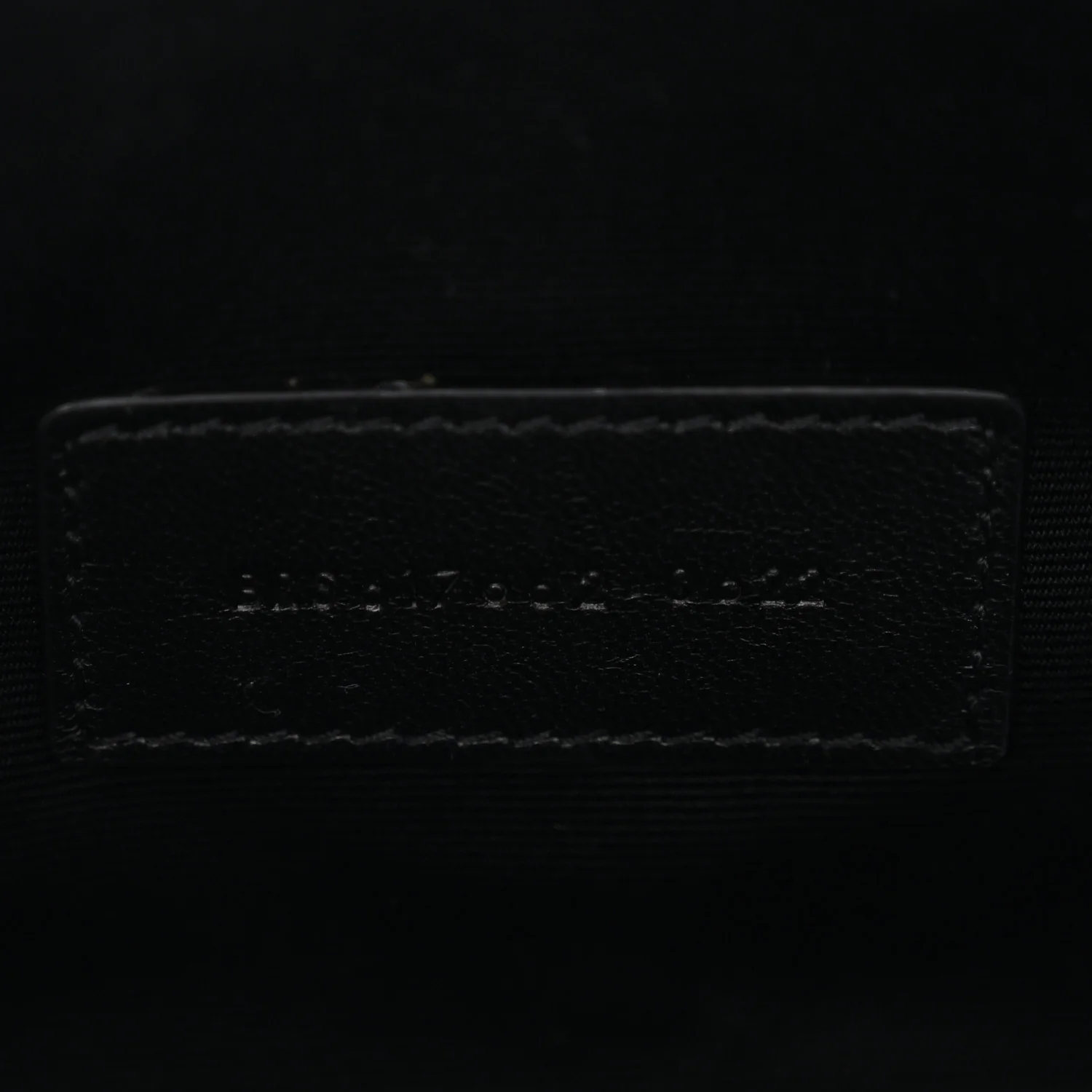 Grain De Poudre Matelasse Chevron Monogram Monochrome Envelope Clutch Black - Image 19
