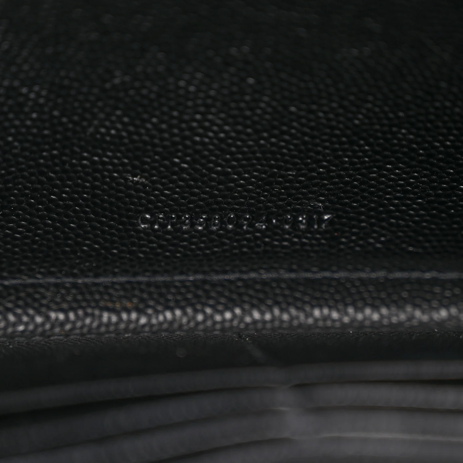 Grain De Poudre Matelasse Chevron Monogram Zip Around Wallet Black - Image 7
