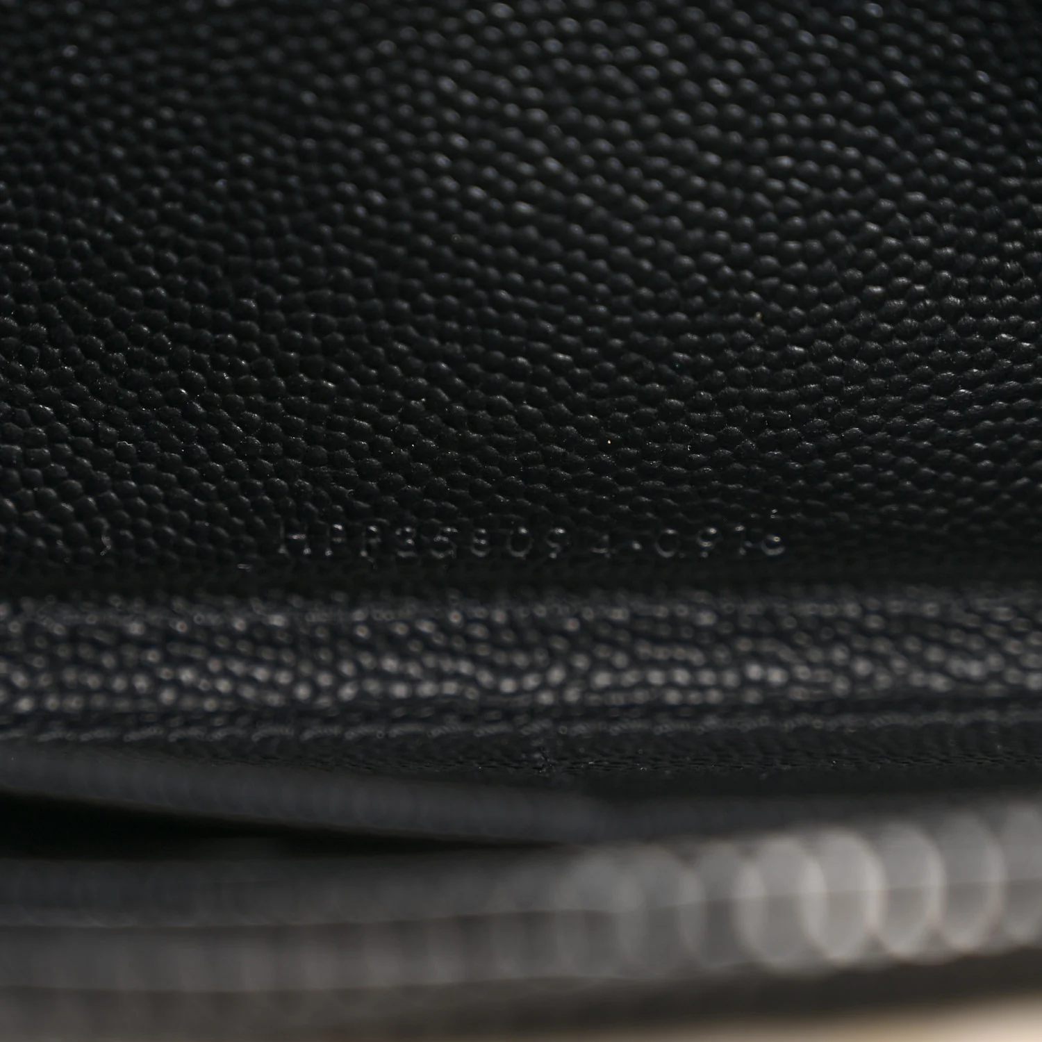 Grain De Poudre Matelasse Chevron Monogram Zip Around Wallet Black Dove White - Image 7