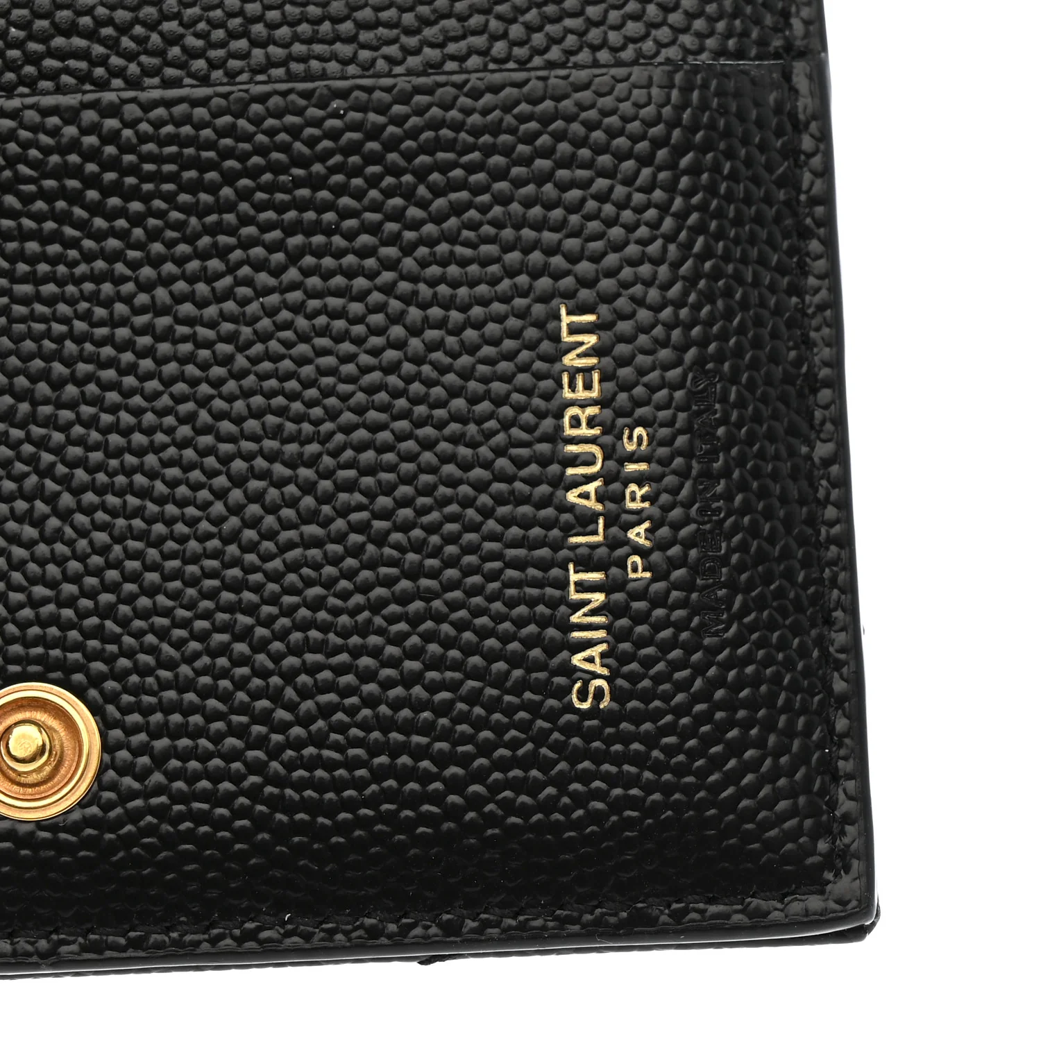 Grain De Poudre Matelasse Chevron Monogram Zipped Card Case Black - Image 6