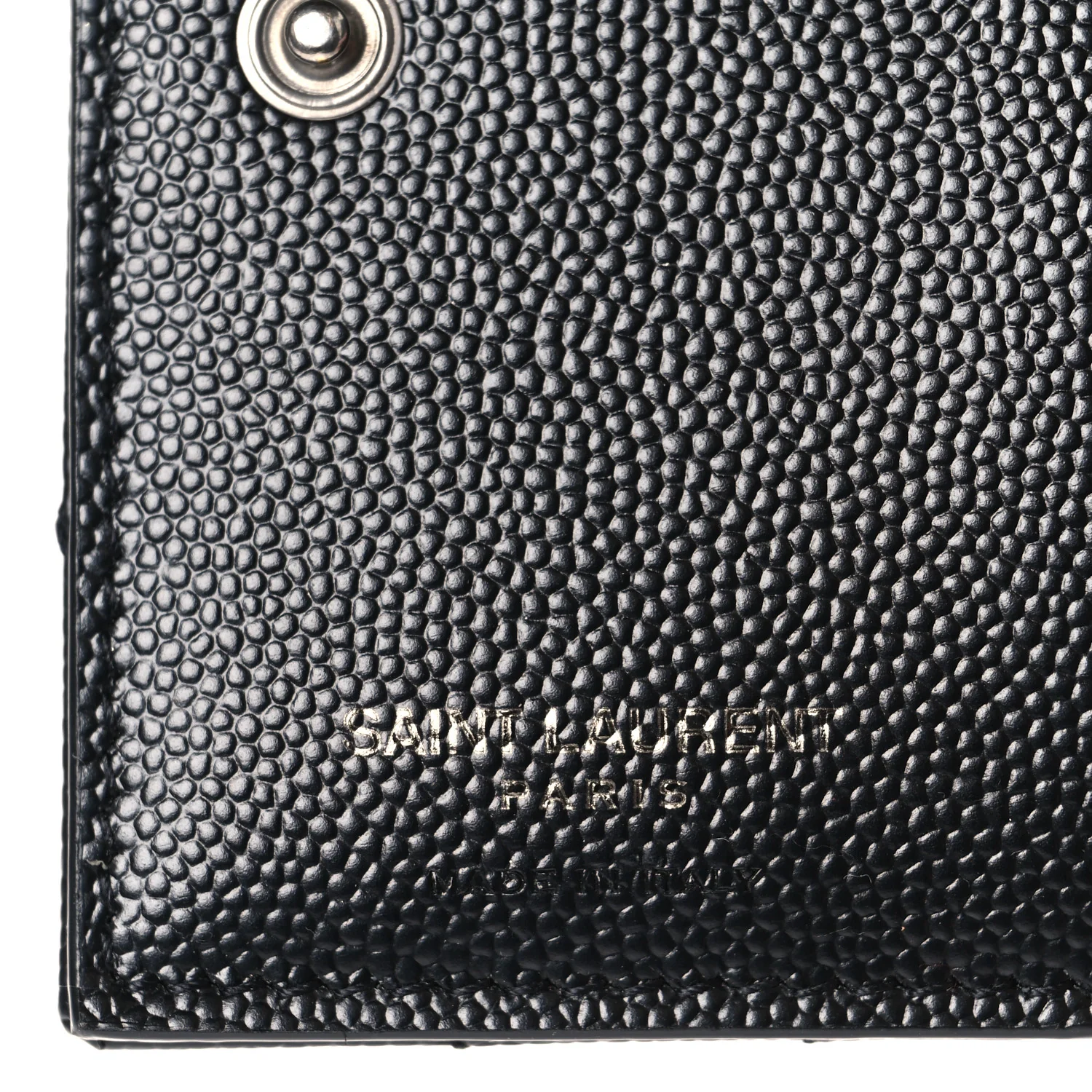 Grain De Poudre Matelasse Chevron Monogram Zipped Card Case Black - Image 7