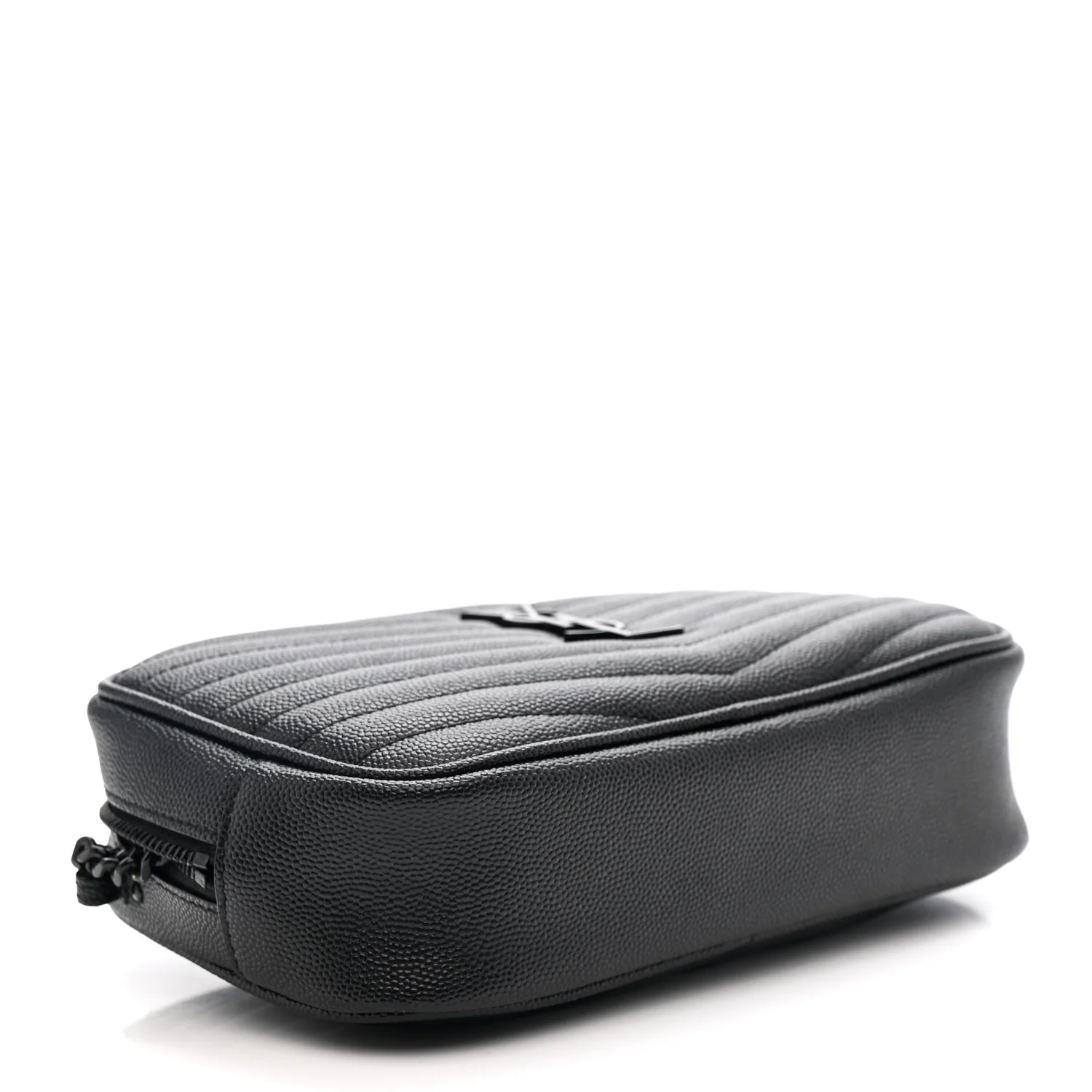 Grain De Poudre Matelasse Monochrome Monogram Mini Lou Camera Bag Black - Image 4