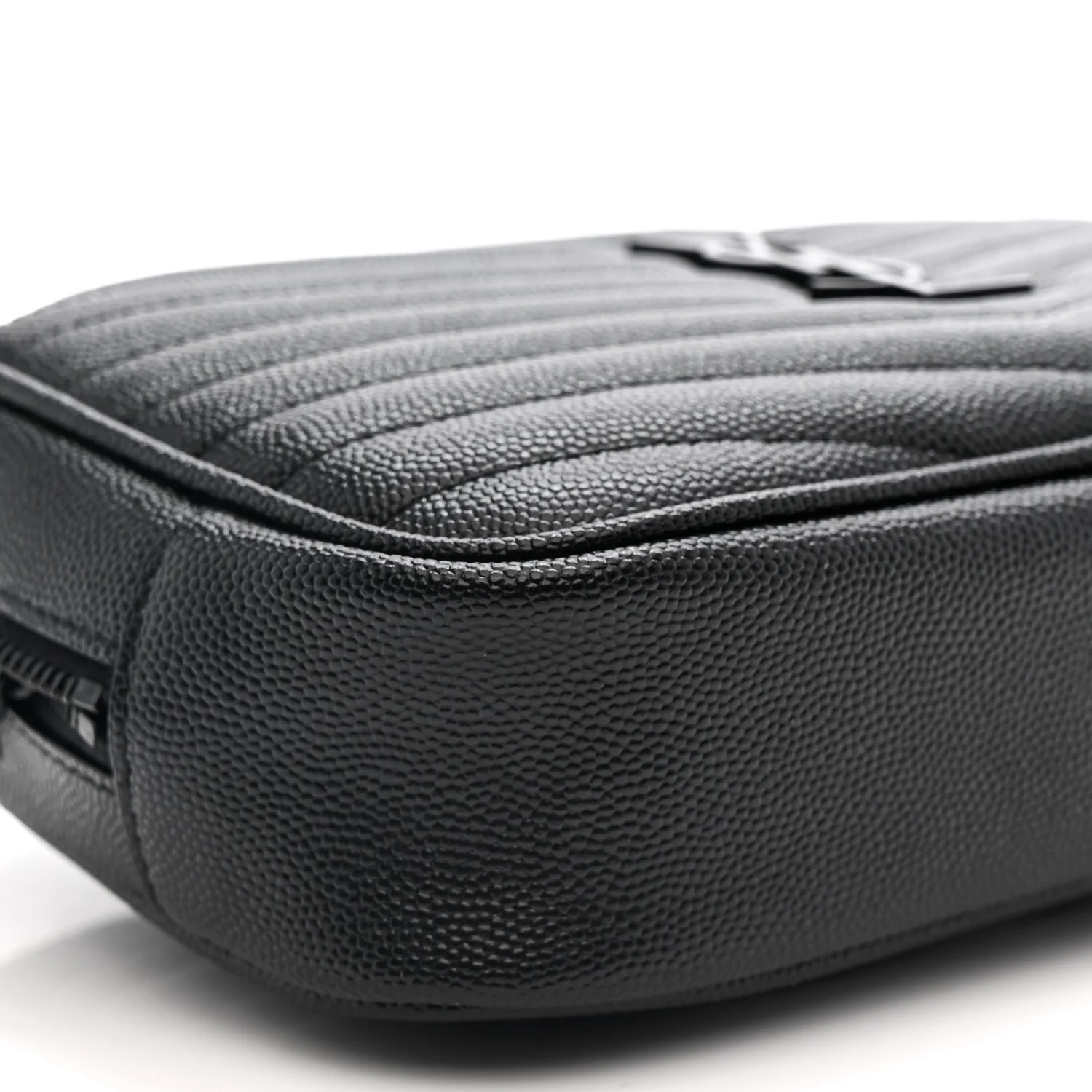 Grain De Poudre Matelasse Monochrome Monogram Mini Lou Camera Bag Black - Image 9