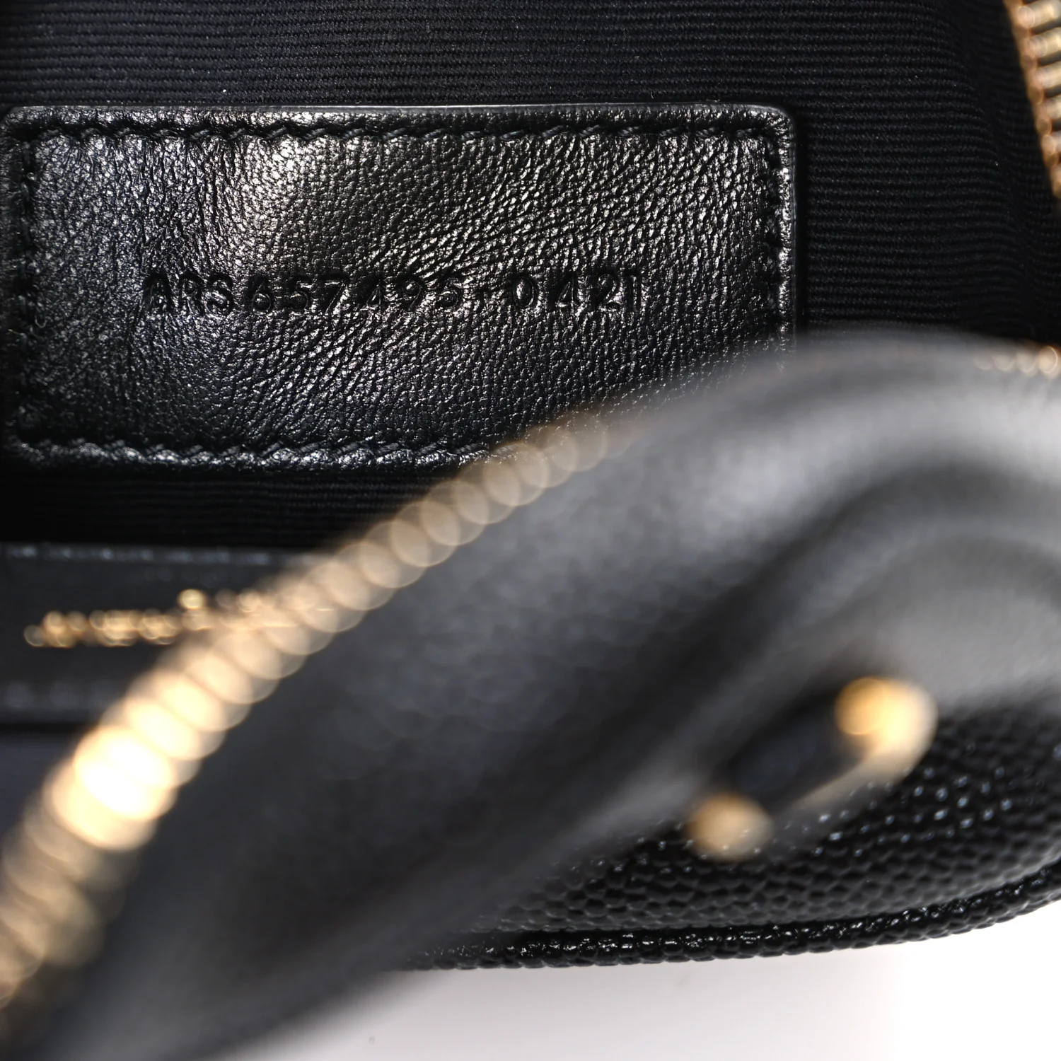 Grain De Poudre Matelasse Monogram Baby Lou Camera Bag Black - Image 7
