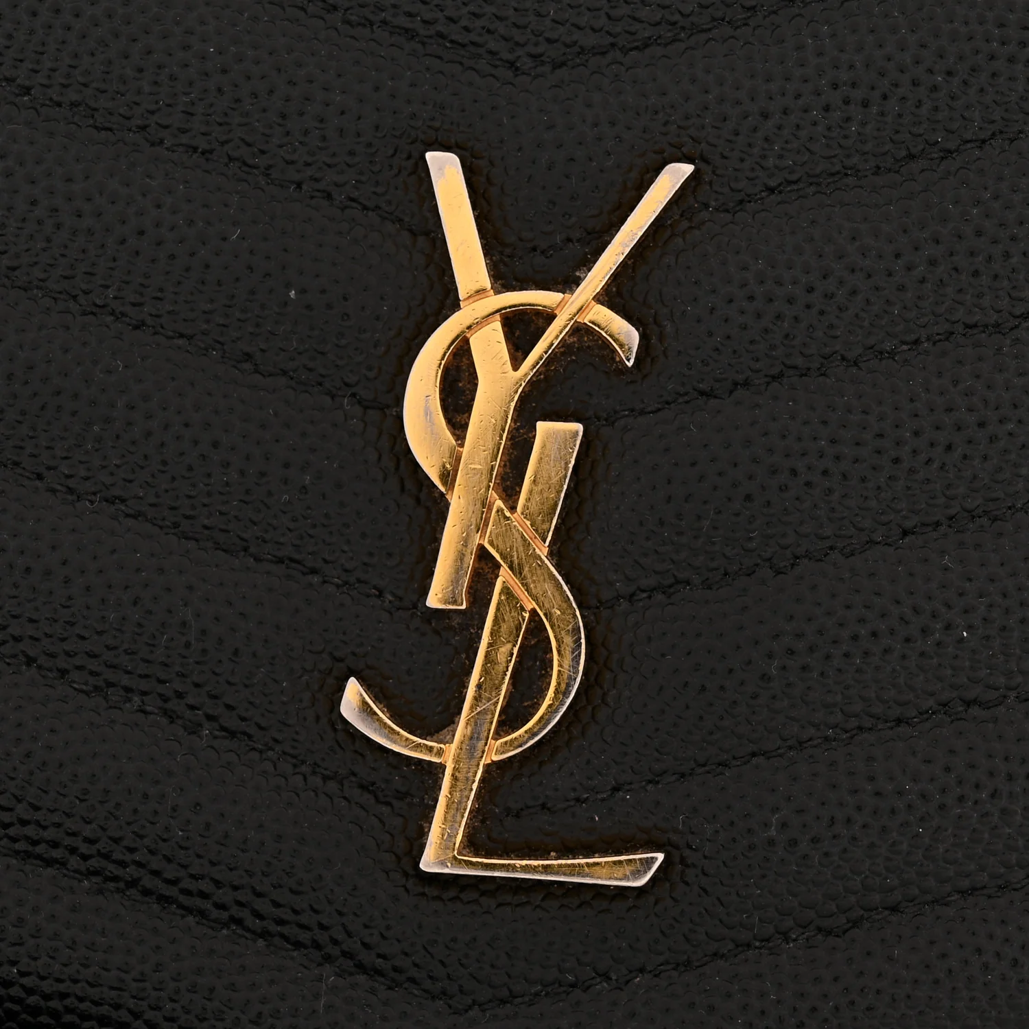 Grain De Poudre Matelasse Monogram Mini Lou Camera Bag Black - Image 11