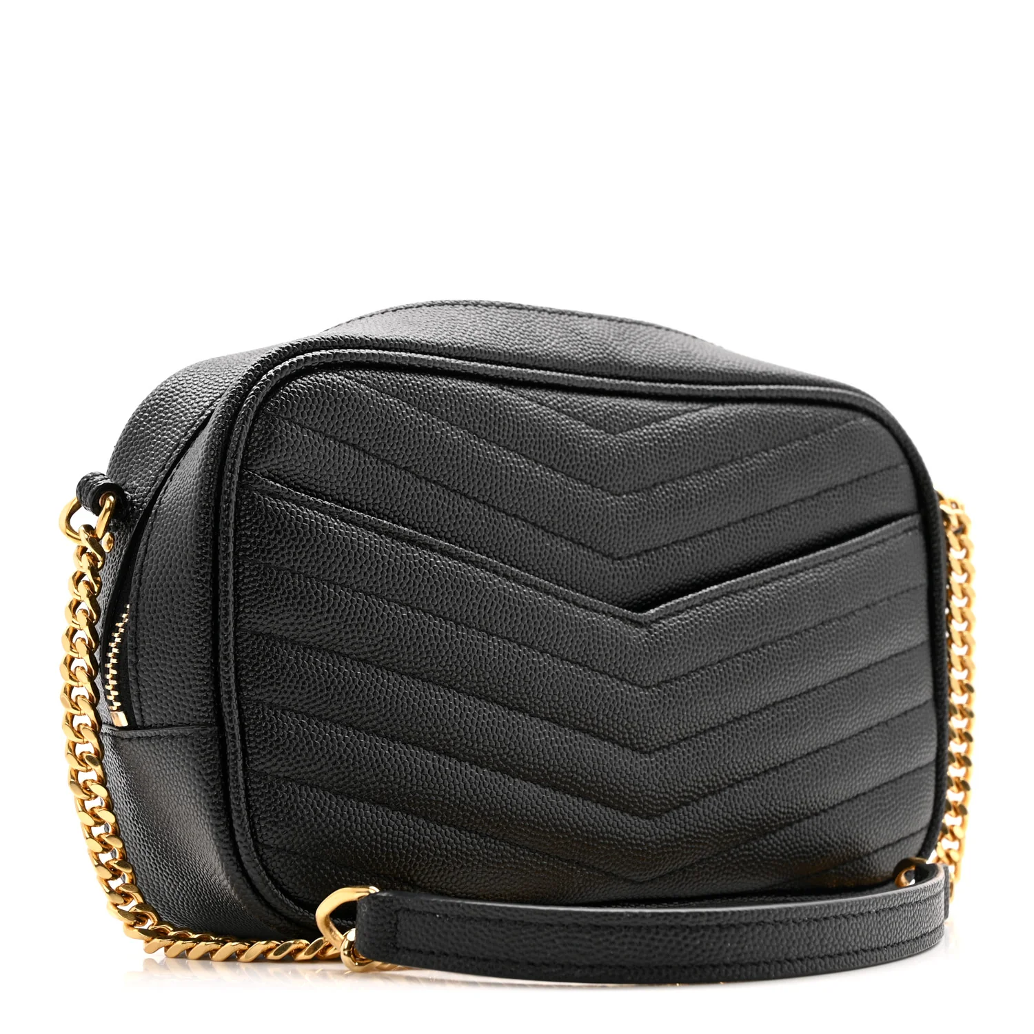 Grain De Poudre Matelasse Monogram Mini Lou Camera Bag Black - Image 3