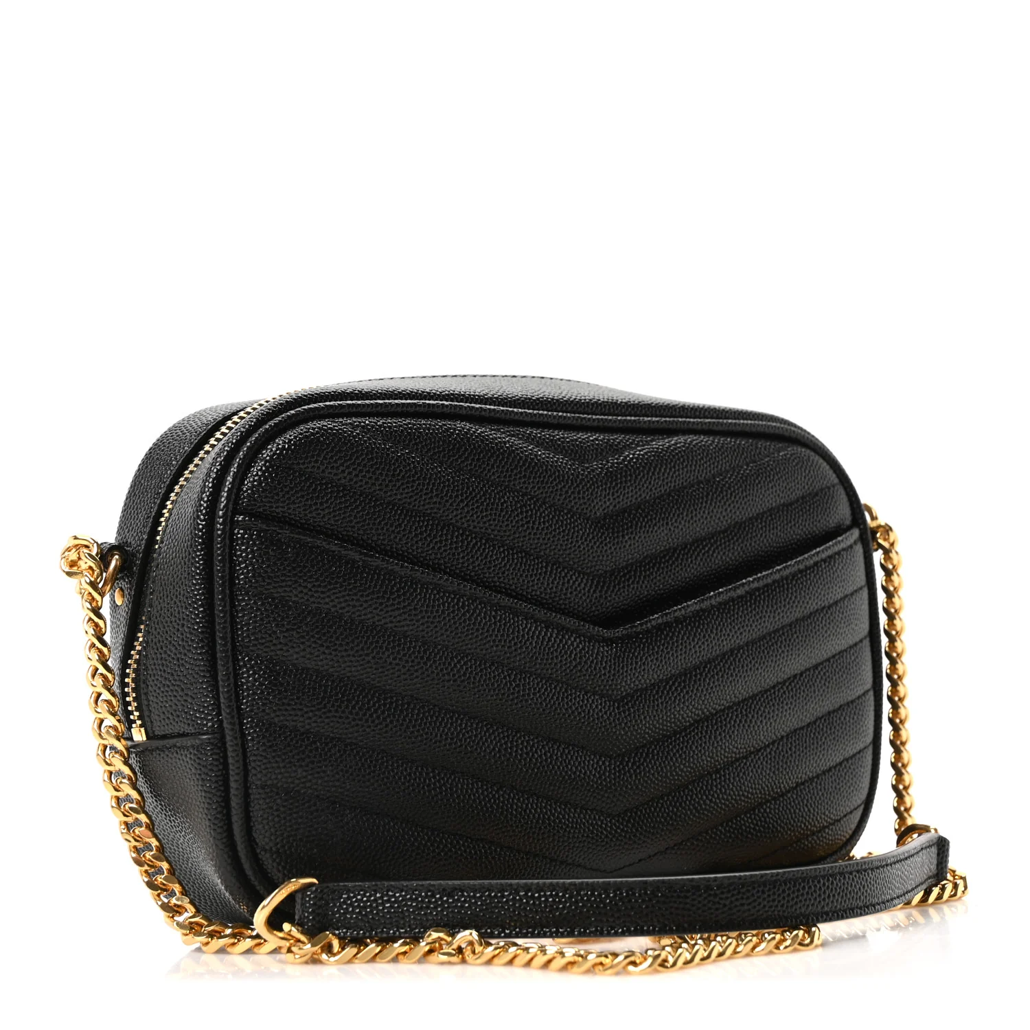 Grain De Poudre Matelasse Monogram Mini Lou Camera Bag Black - Image 3