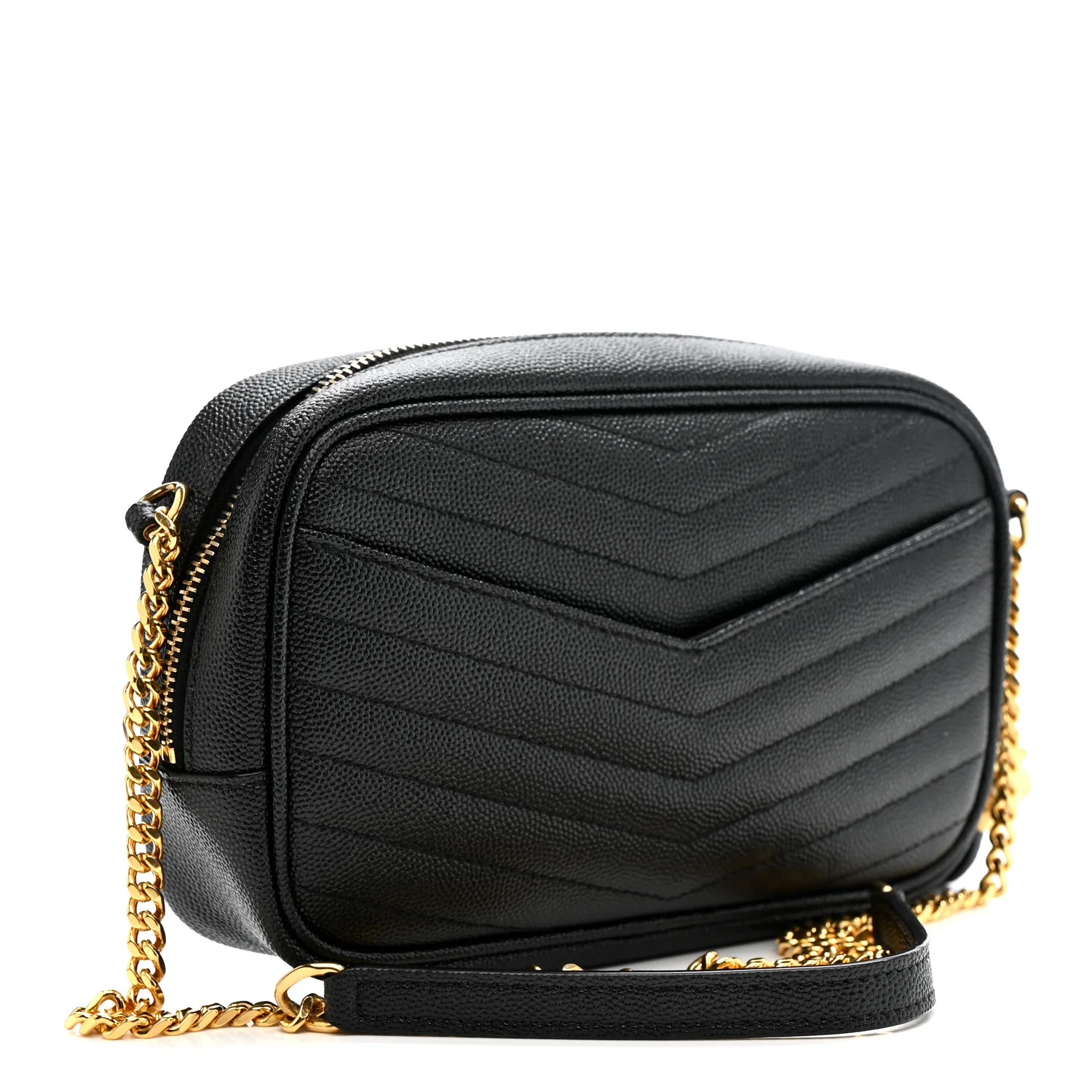 Grain De Poudre Matelasse Monogram Mini Lou Camera Bag Black - Image 3