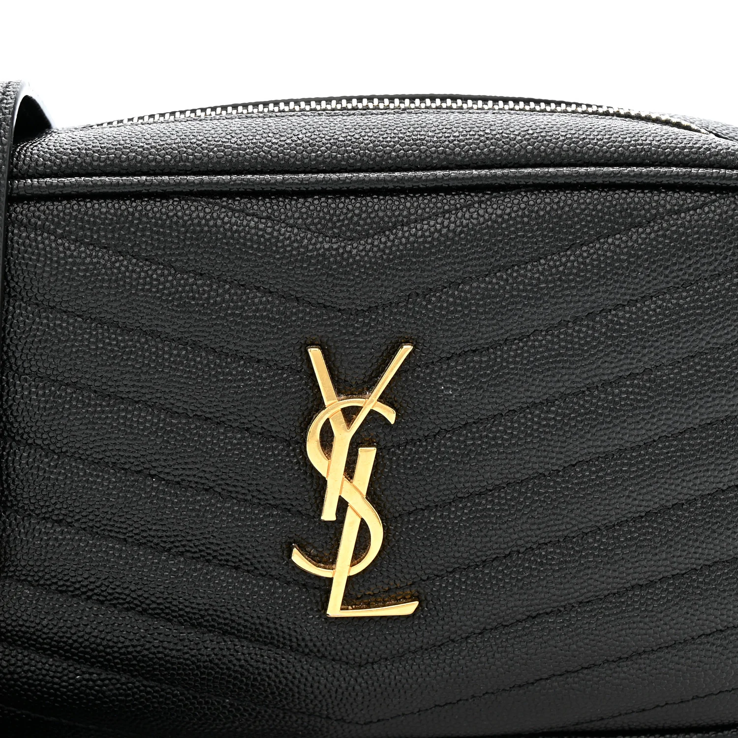 Grain De Poudre Matelasse Monogram Mini Lou Camera Bag Black - Image 8