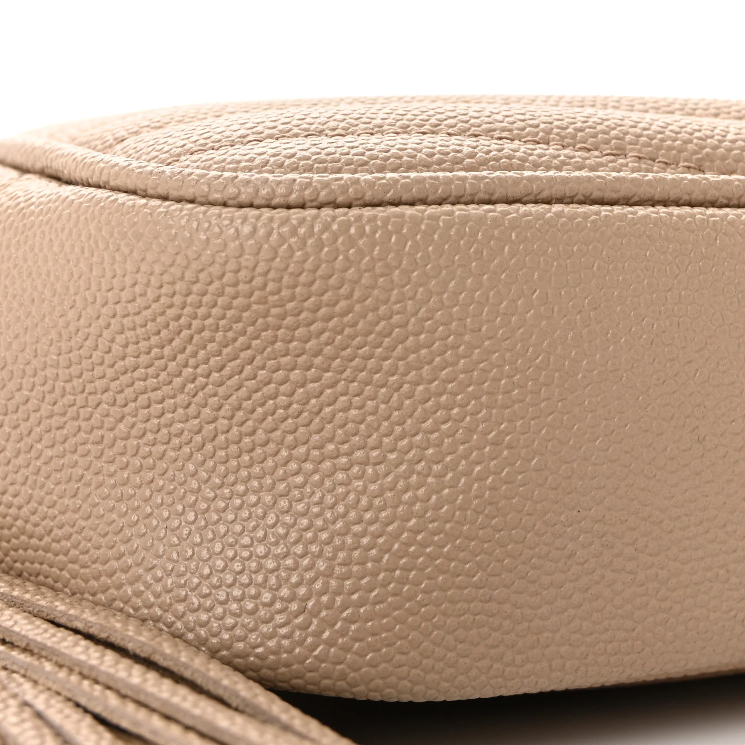 Grain De Poudre Matelasse Monogram Mini Lou Camera Bag Dark Beige - Image 8