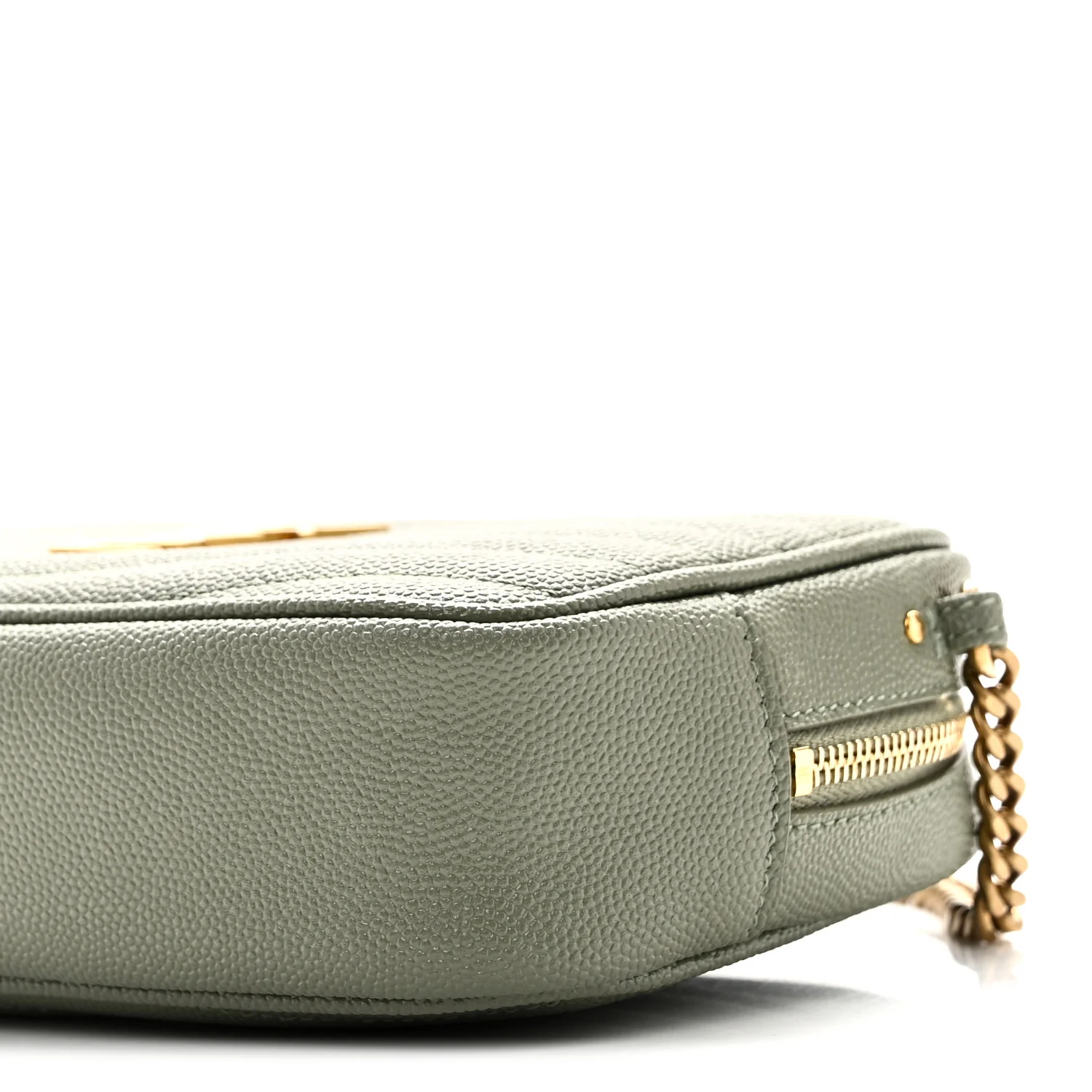 Grain De Poudre Matelasse Monogram Mini Lou Camera Bag Light Sage - Image 10