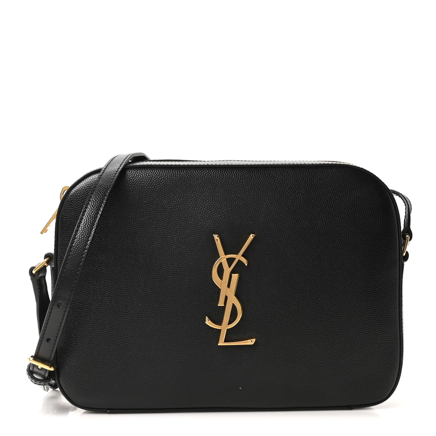 Grain De Poudre Medium Classic Monogram Camera Bag Black