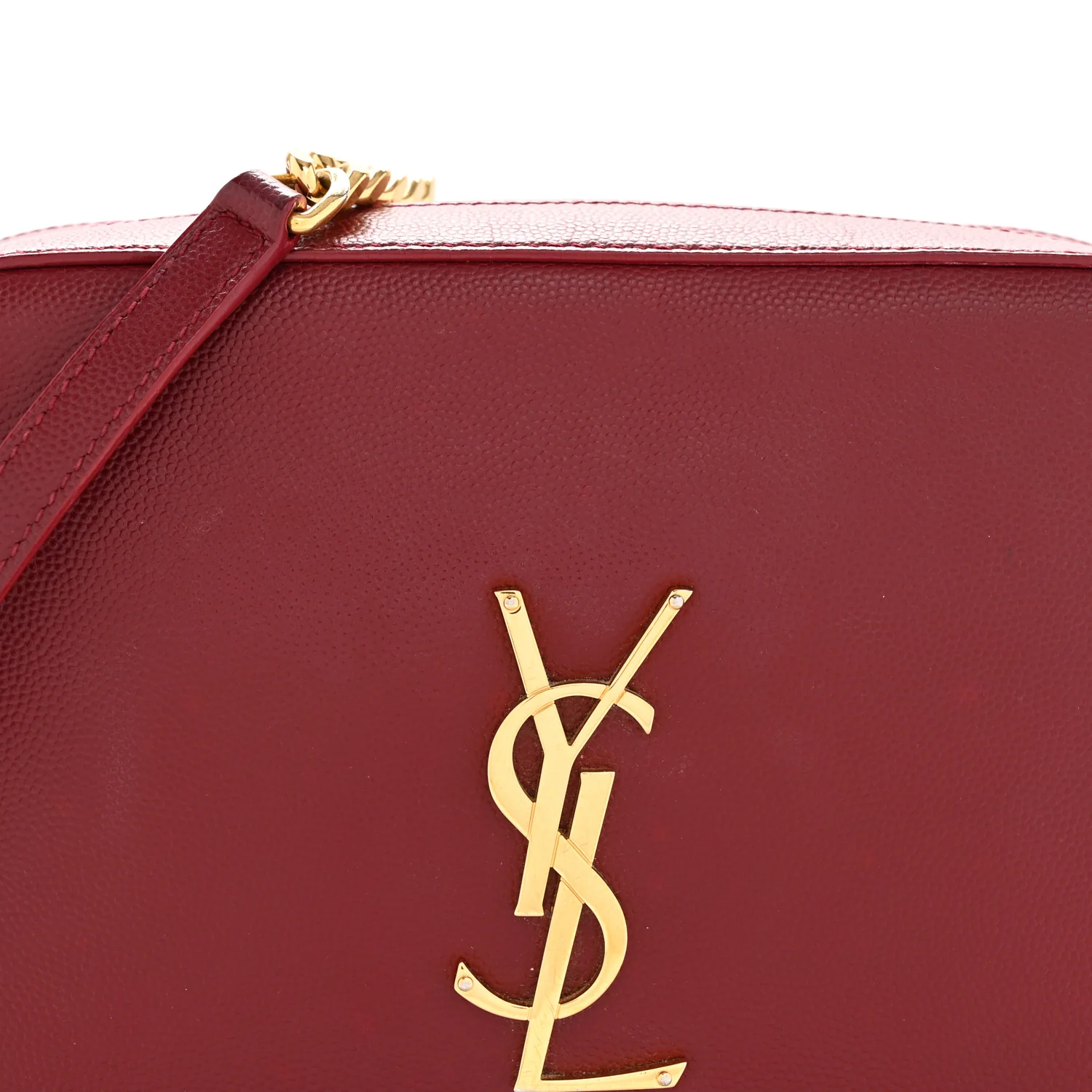 Grain De Poudre Medium Classic Monogram Camera Bag Oxblood - Image 8