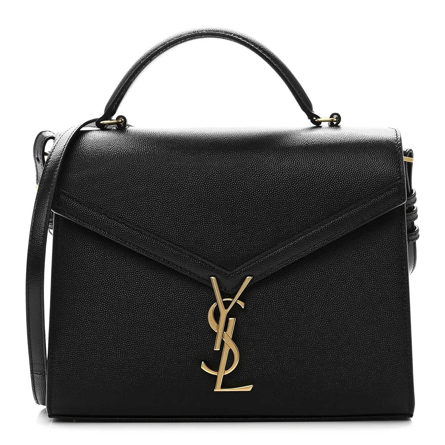 Grain de Poudre Medium Classic Monogram Cassandra Top Handle Black