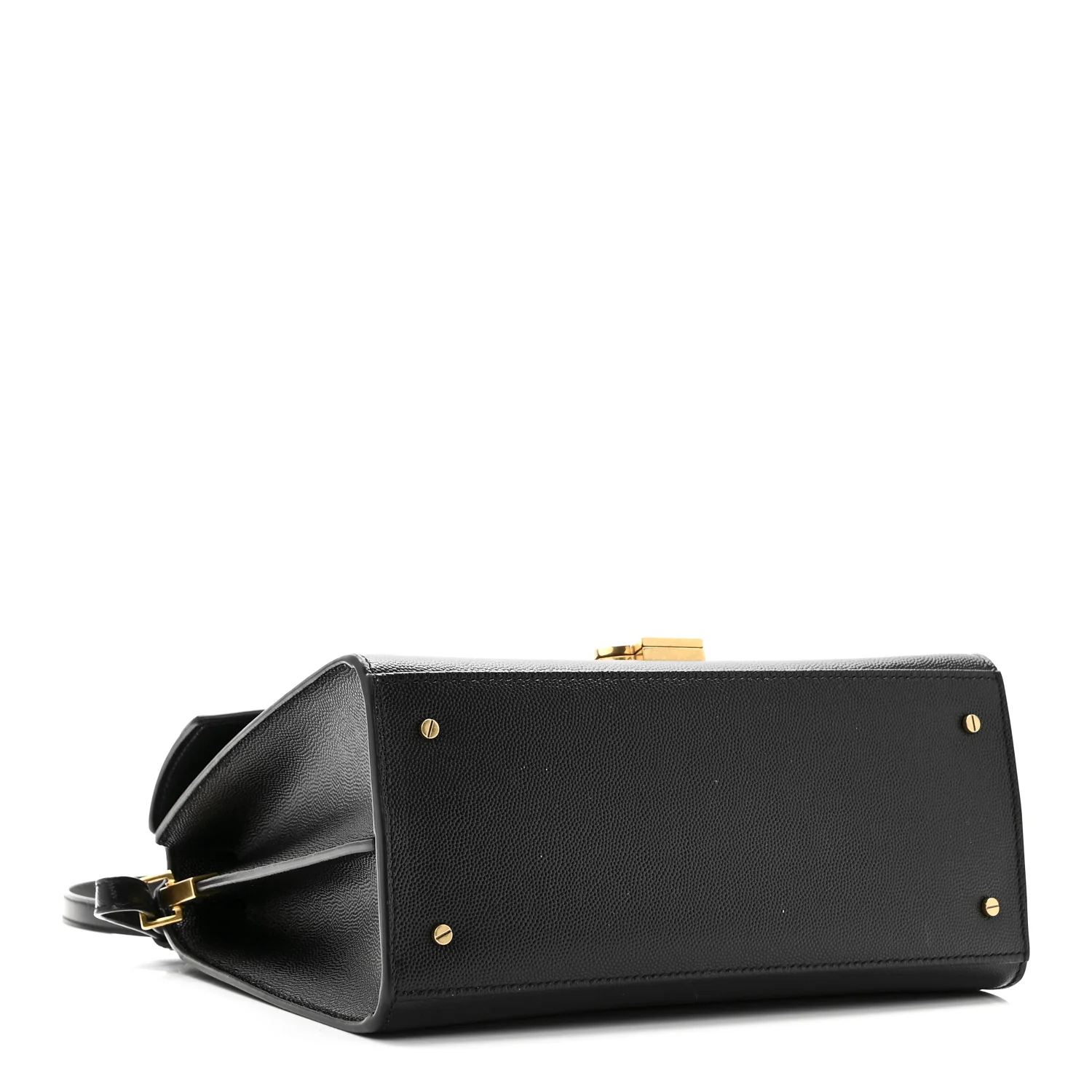 Grain de Poudre Medium Classic Monogram Cassandra Top Handle Black - Image 4