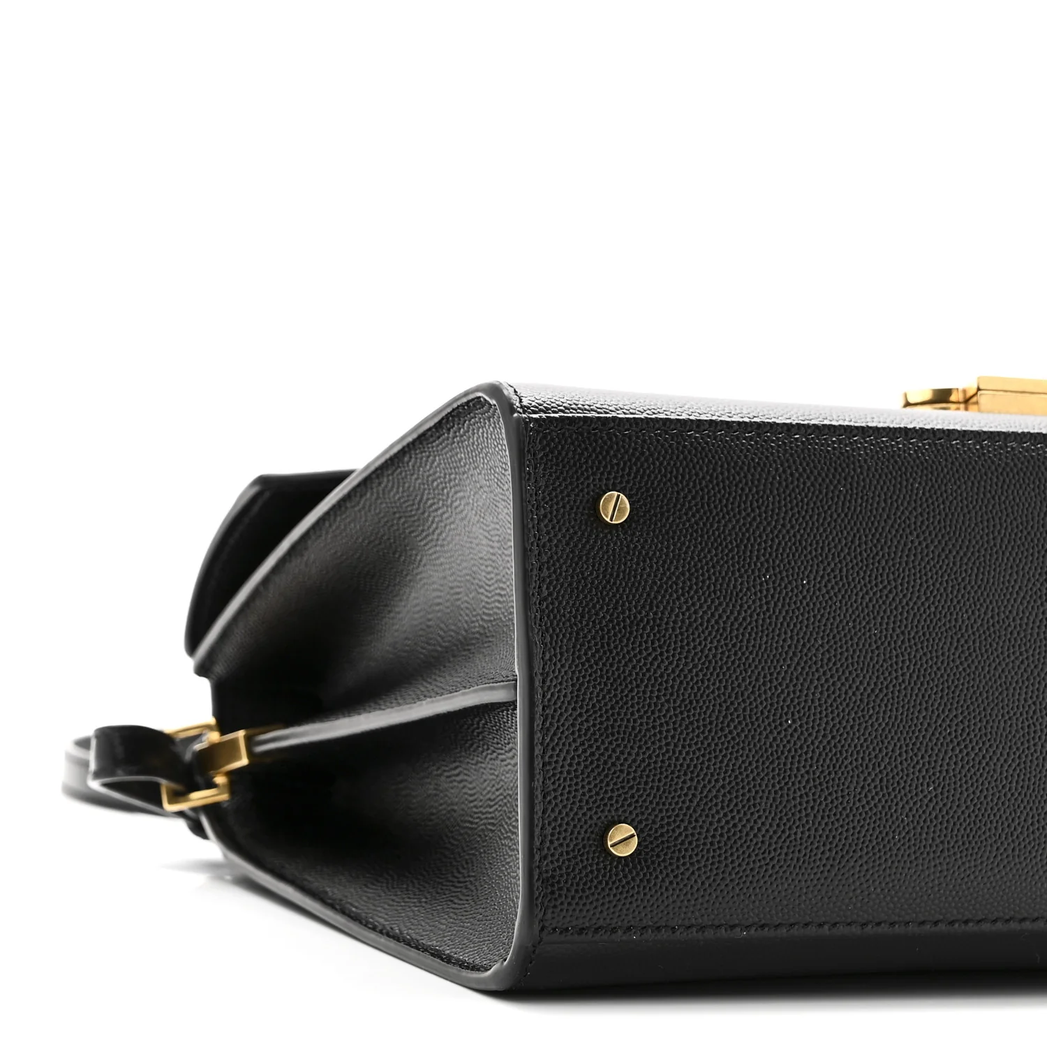 Grain de Poudre Medium Classic Monogram Cassandra Top Handle Black - Image 8