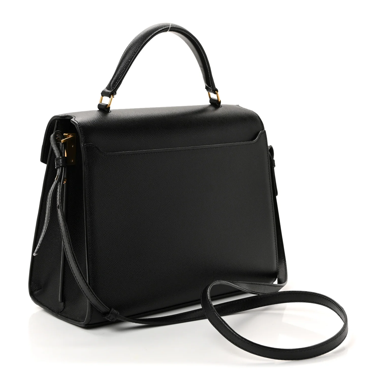 Grain de Poudre Medium Classic Monogram Cassandra Top Handle Black Rouge Legion - Image 3
