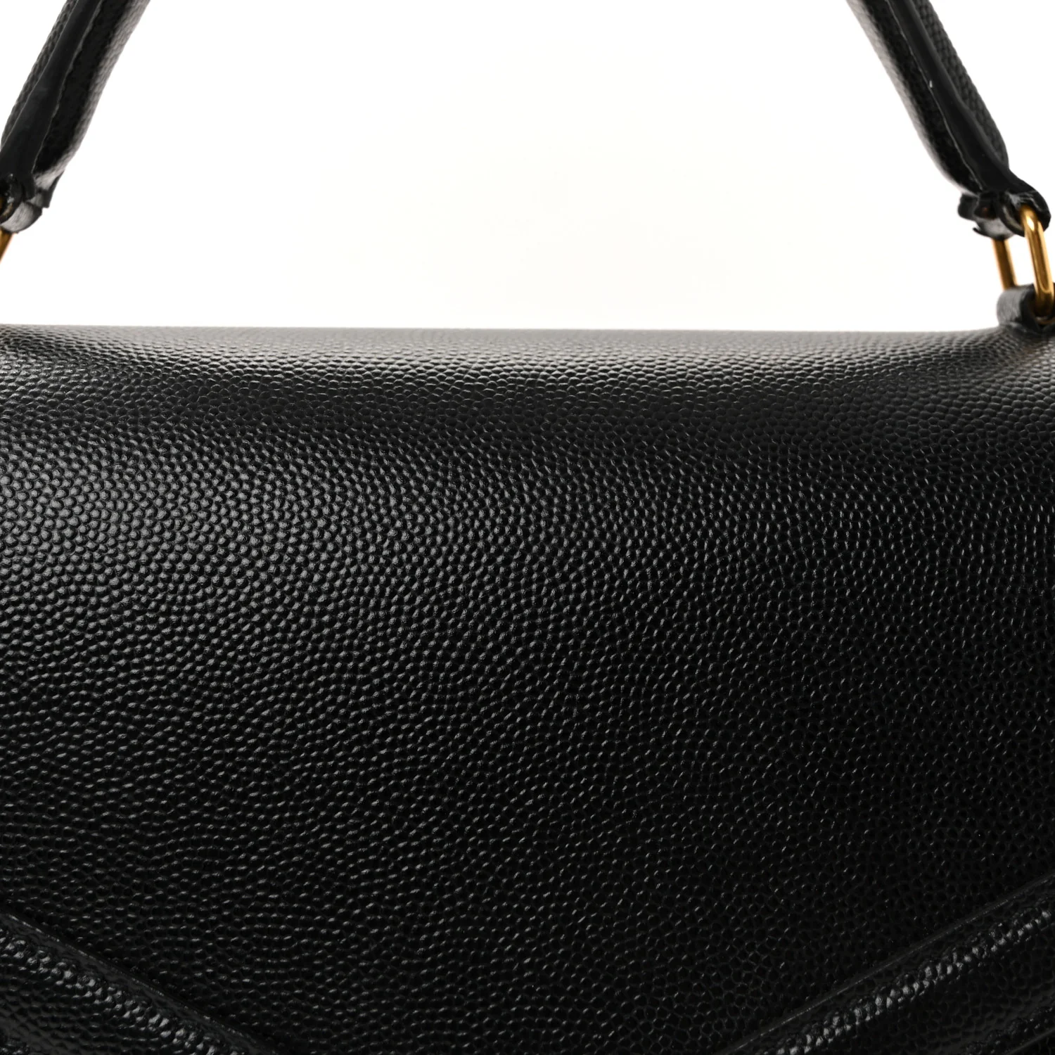 Grain de Poudre Medium Classic Monogram Cassandra Top Handle Black Rouge Legion - Image 7