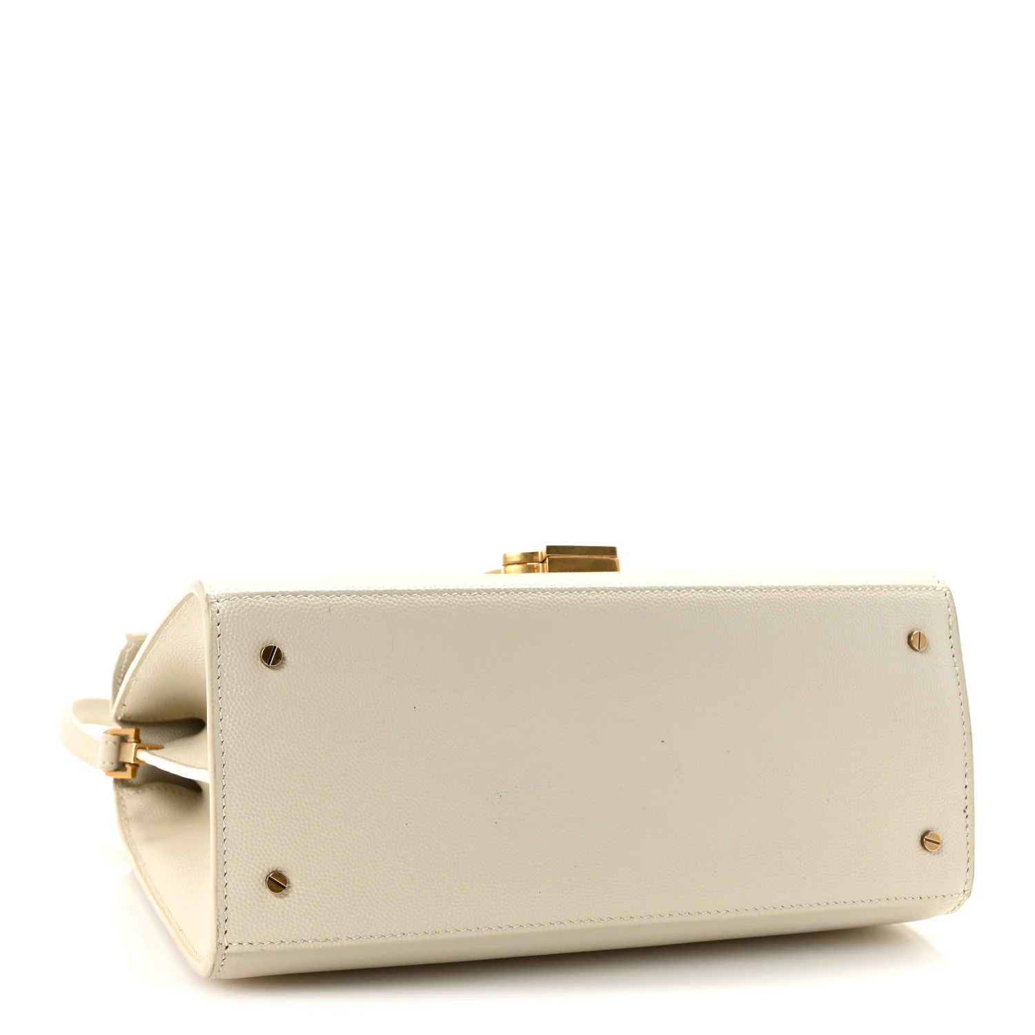 Grain de Poudre Medium Classic Monogram Cassandra Top Handle Crema Soft Rouge Legion - Image 4