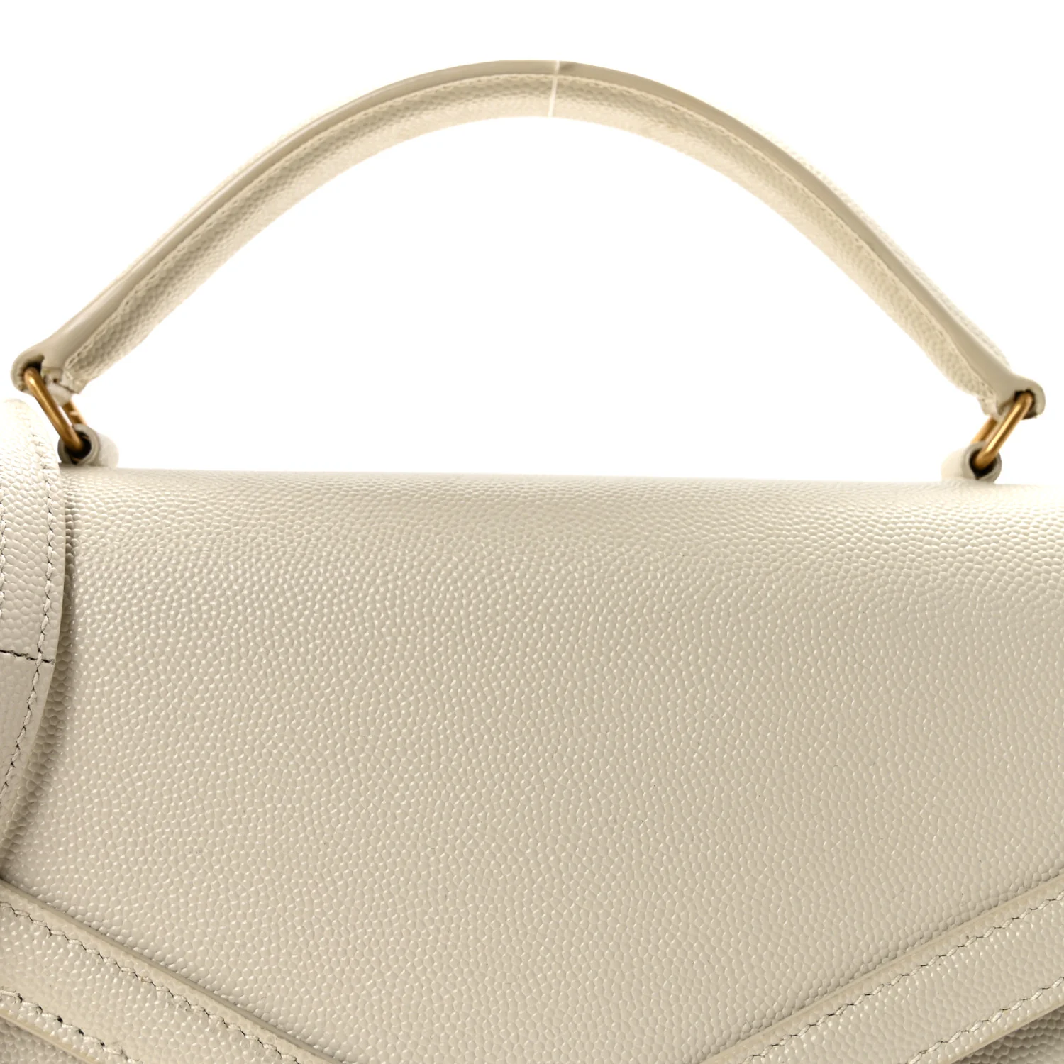 Grain de Poudre Medium Classic Monogram Cassandra Top Handle Crema Soft Rouge Legion - Image 7