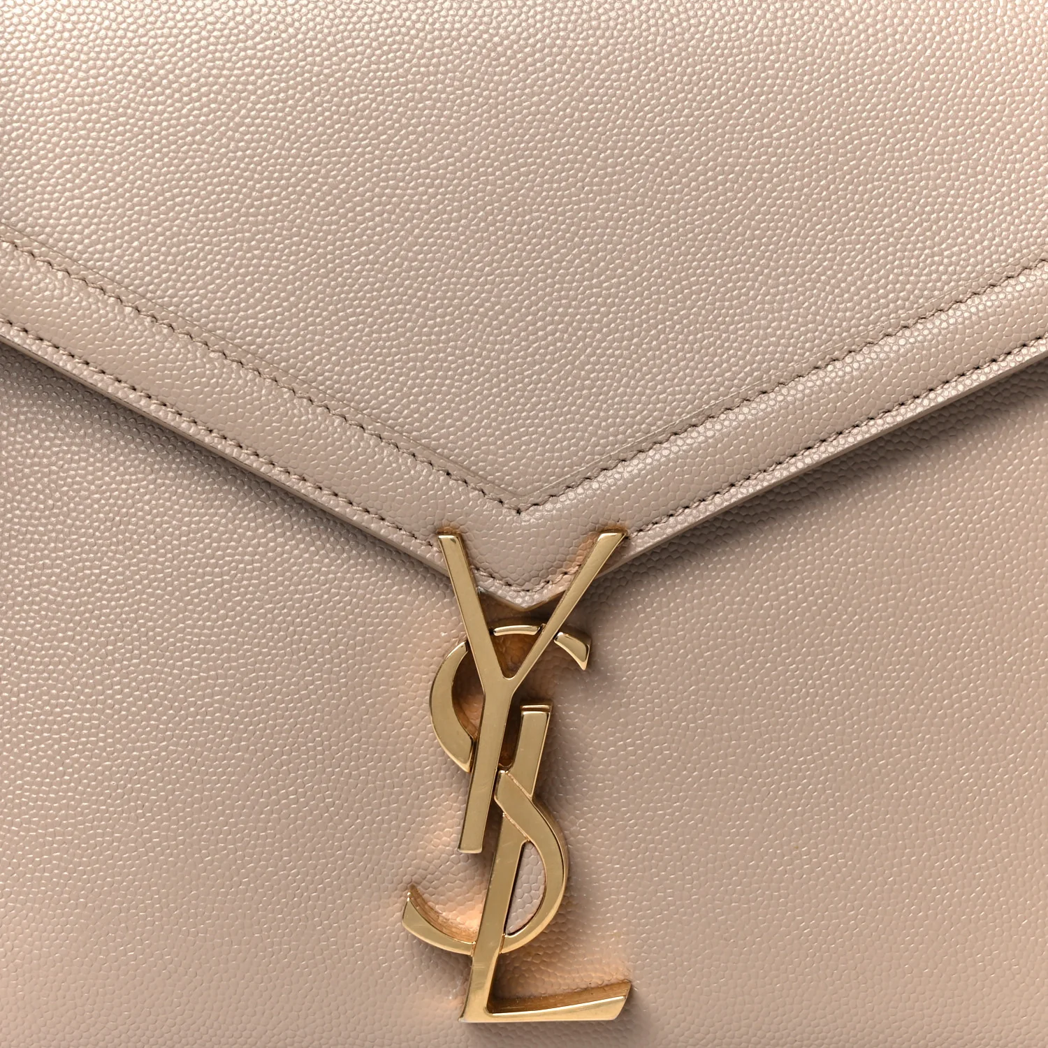 Grain de Poudre Medium Classic Monogram Cassandra Top Handle Dark Beige - Image 9
