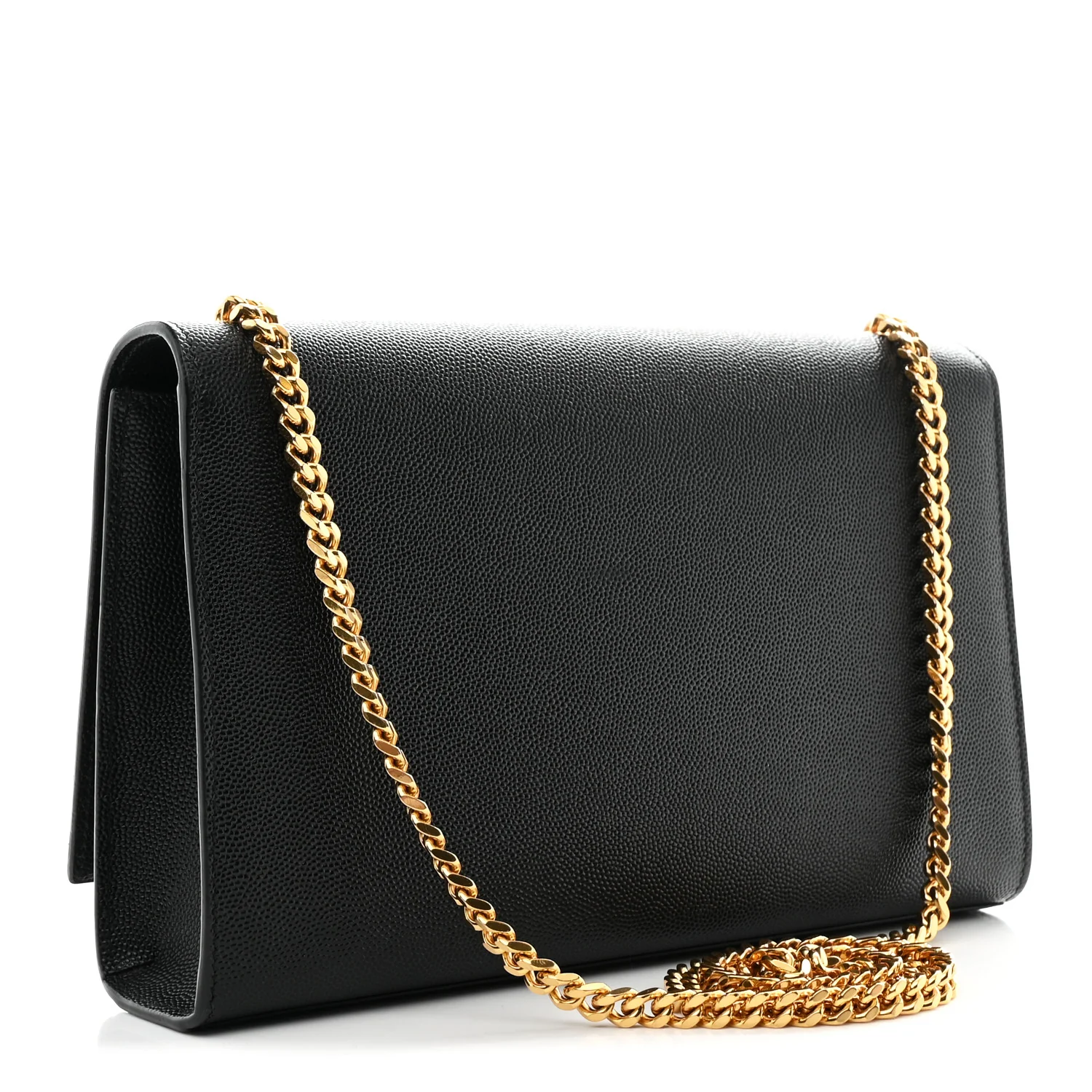 Grain De Poudre Medium Classic Monogram Kate Satchel Black - Image 3