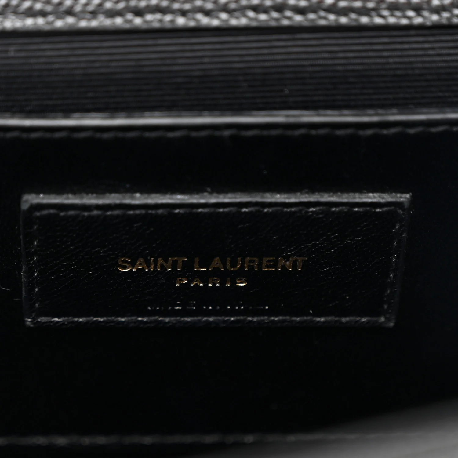 Grain De Poudre Medium Classic Monogram Kate Satchel Black - Image 6