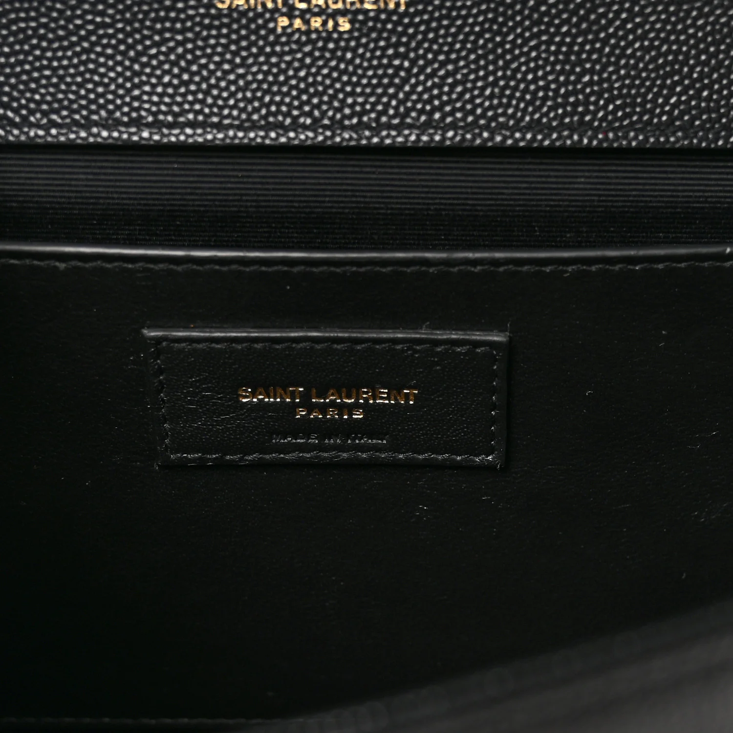Grain De Poudre Medium Classic Monogram Kate Satchel Black - Image 6