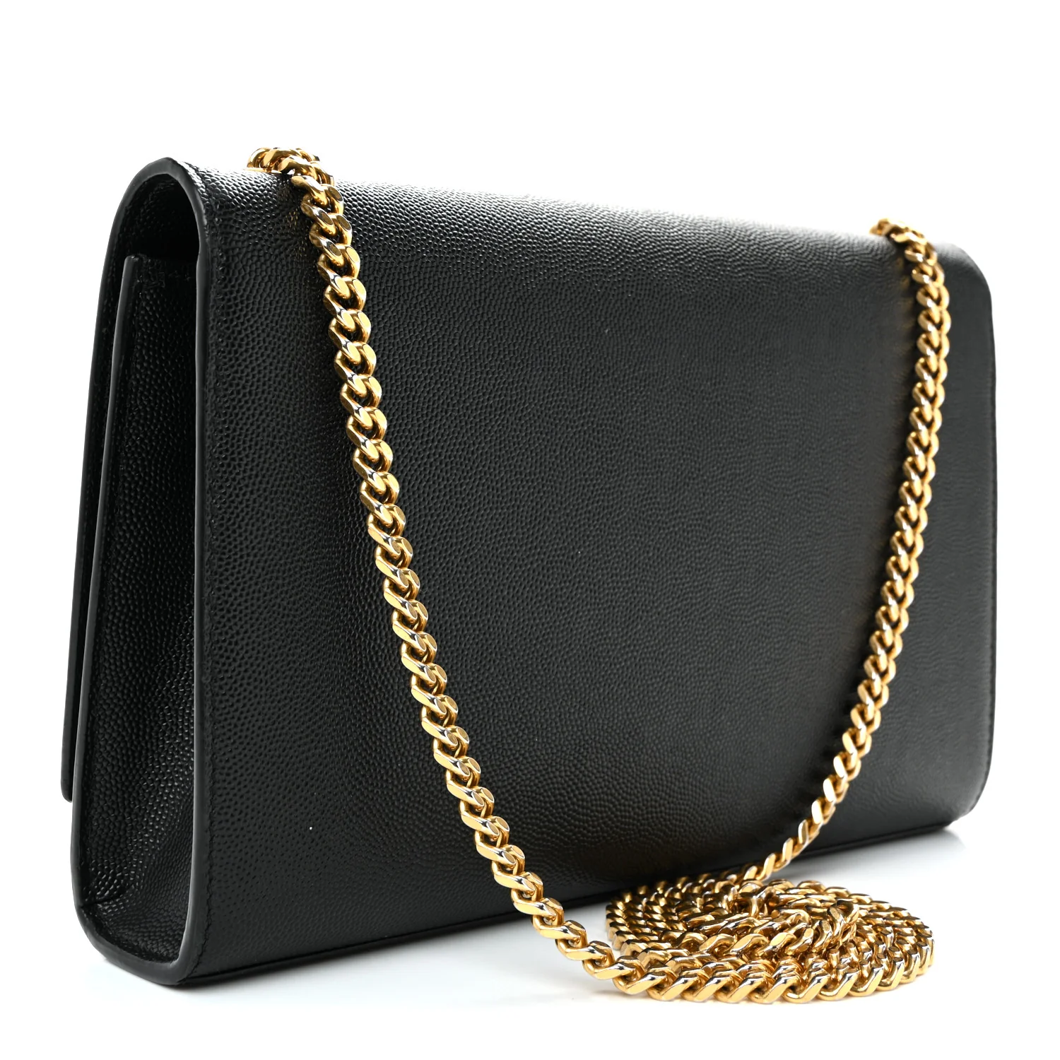 Grain De Poudre Medium Classic Monogram Kate Satchel Black - Image 3
