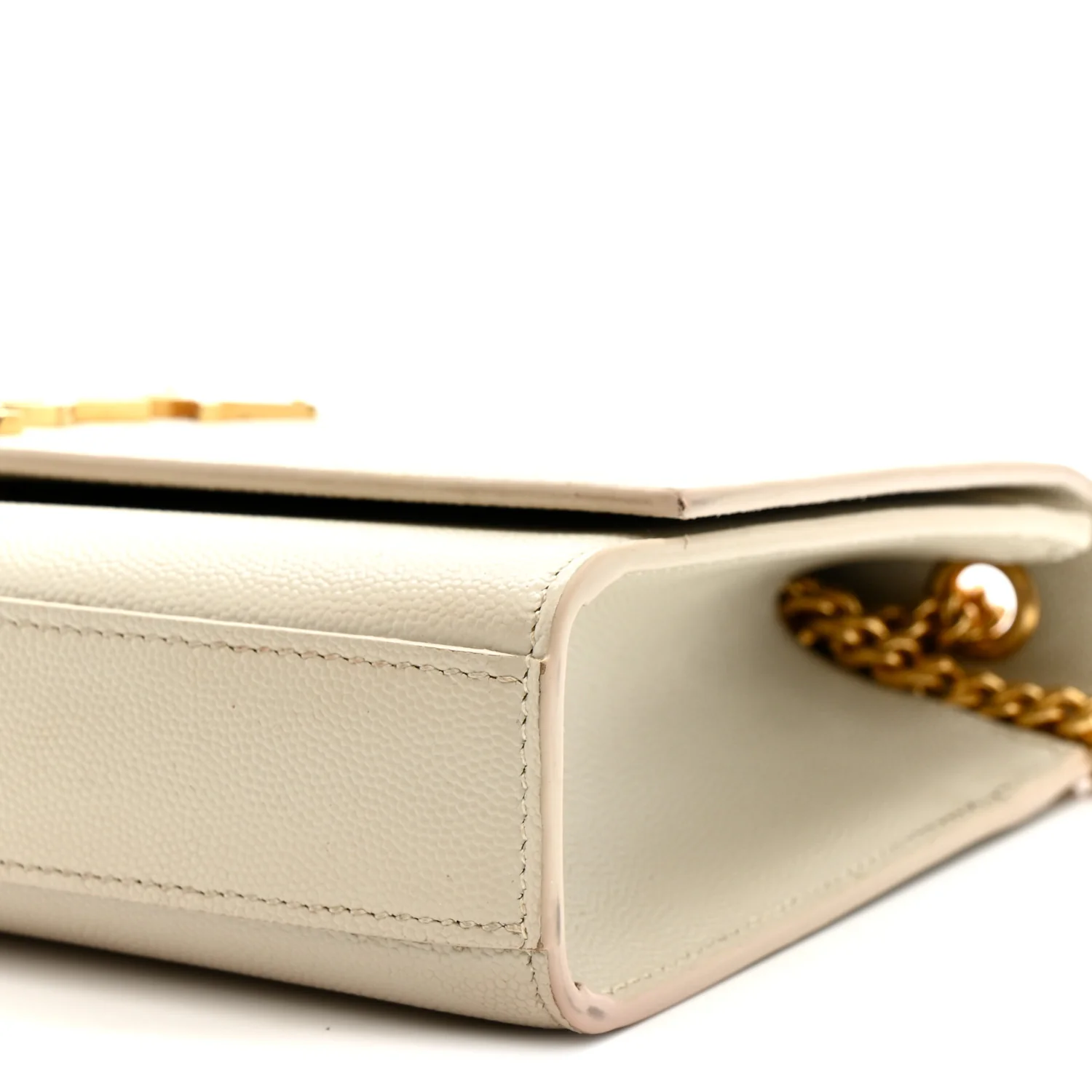 Grain De Poudre Medium Classic Monogram Kate Satchel Crema Soft - Image 10