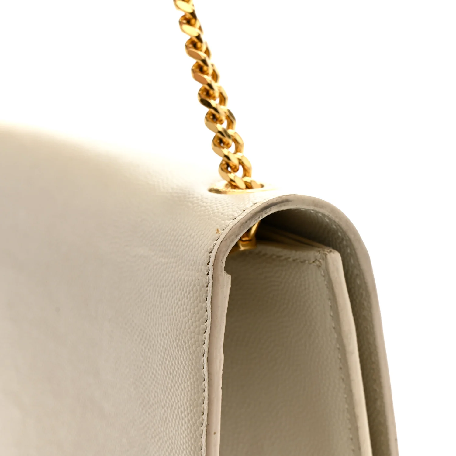 Grain De Poudre Medium Classic Monogram Kate Satchel Crema Soft - Image 13