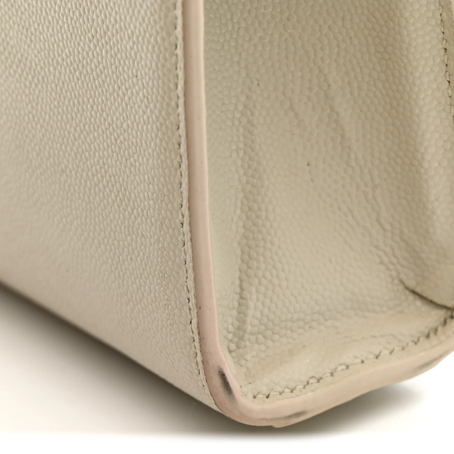 Grain De Poudre Medium Classic Monogram Kate Satchel Crema Soft - Image 14