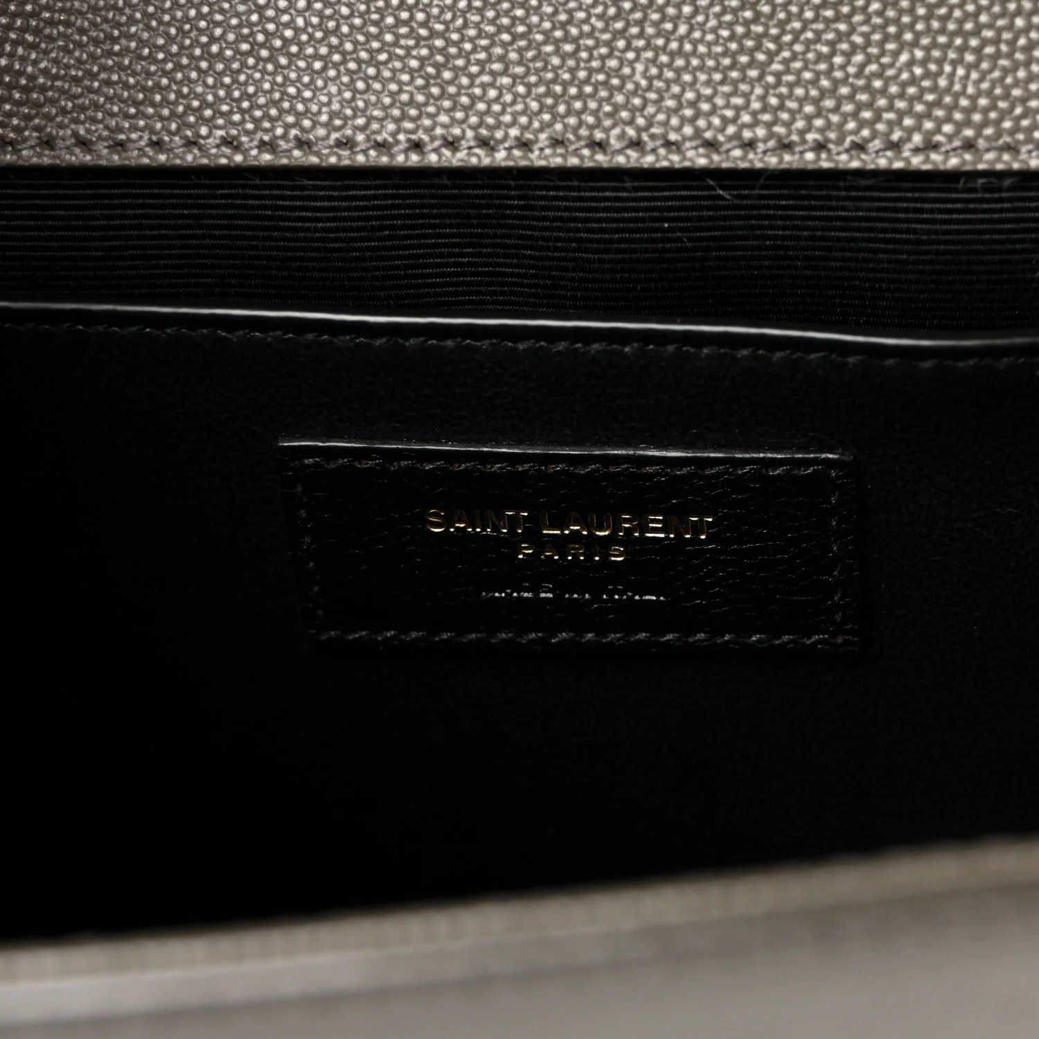 Grain De Poudre Medium Classic Monogram Kate Satchel Earth Grey - Image 5