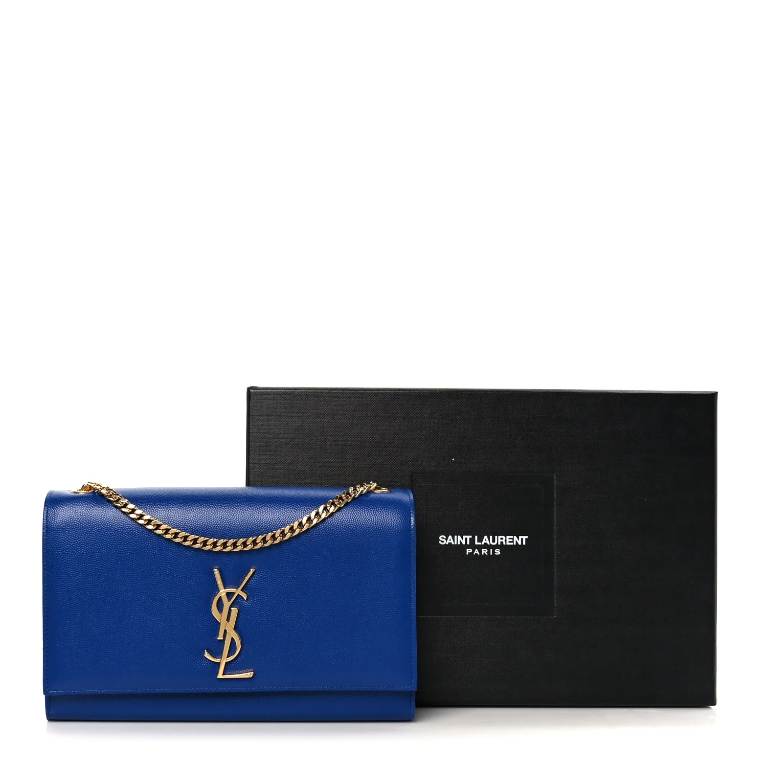 Grain De Poudre Medium Classic Monogram Kate Satchel Flash Blue - Image 12