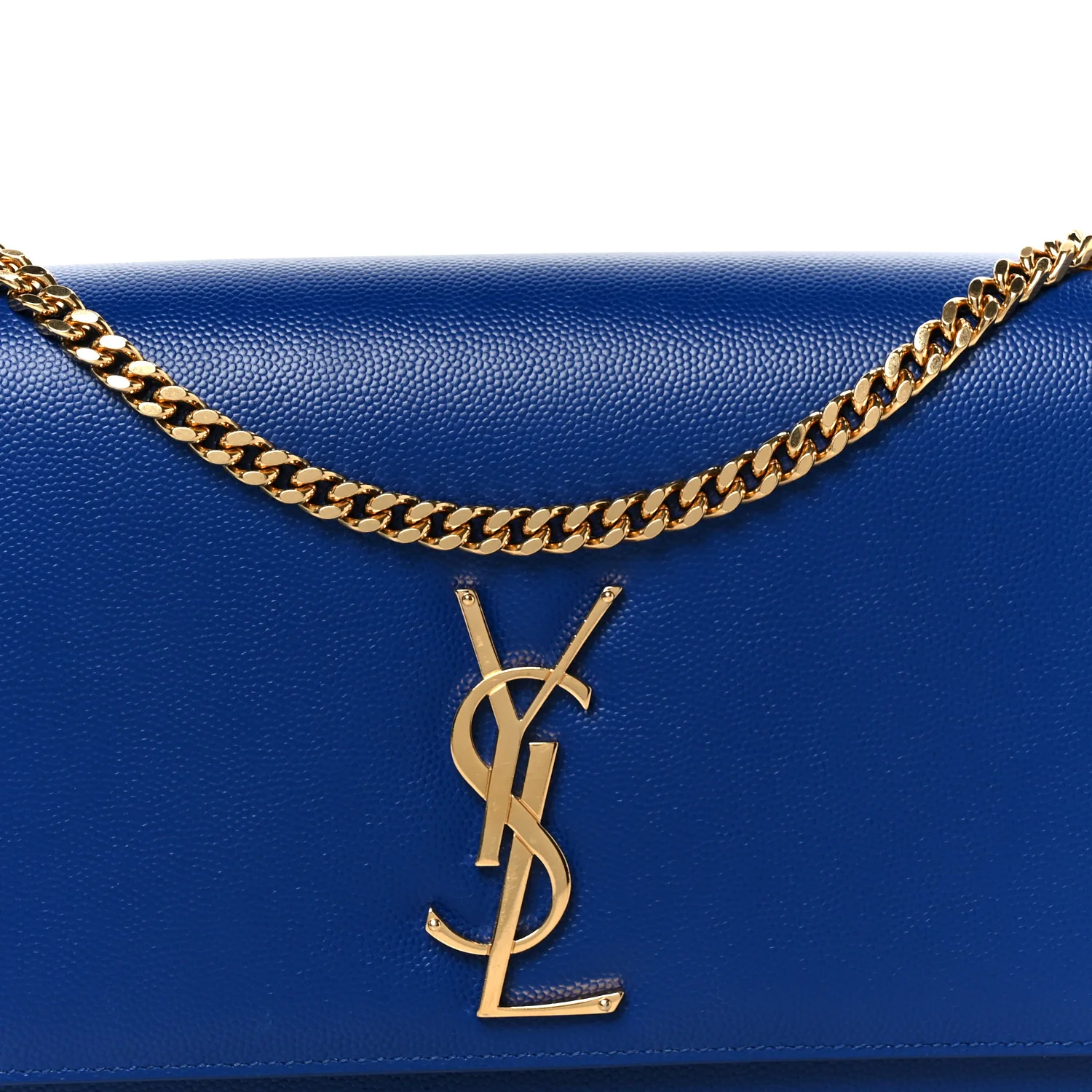 Grain De Poudre Medium Classic Monogram Kate Satchel Flash Blue - Image 9