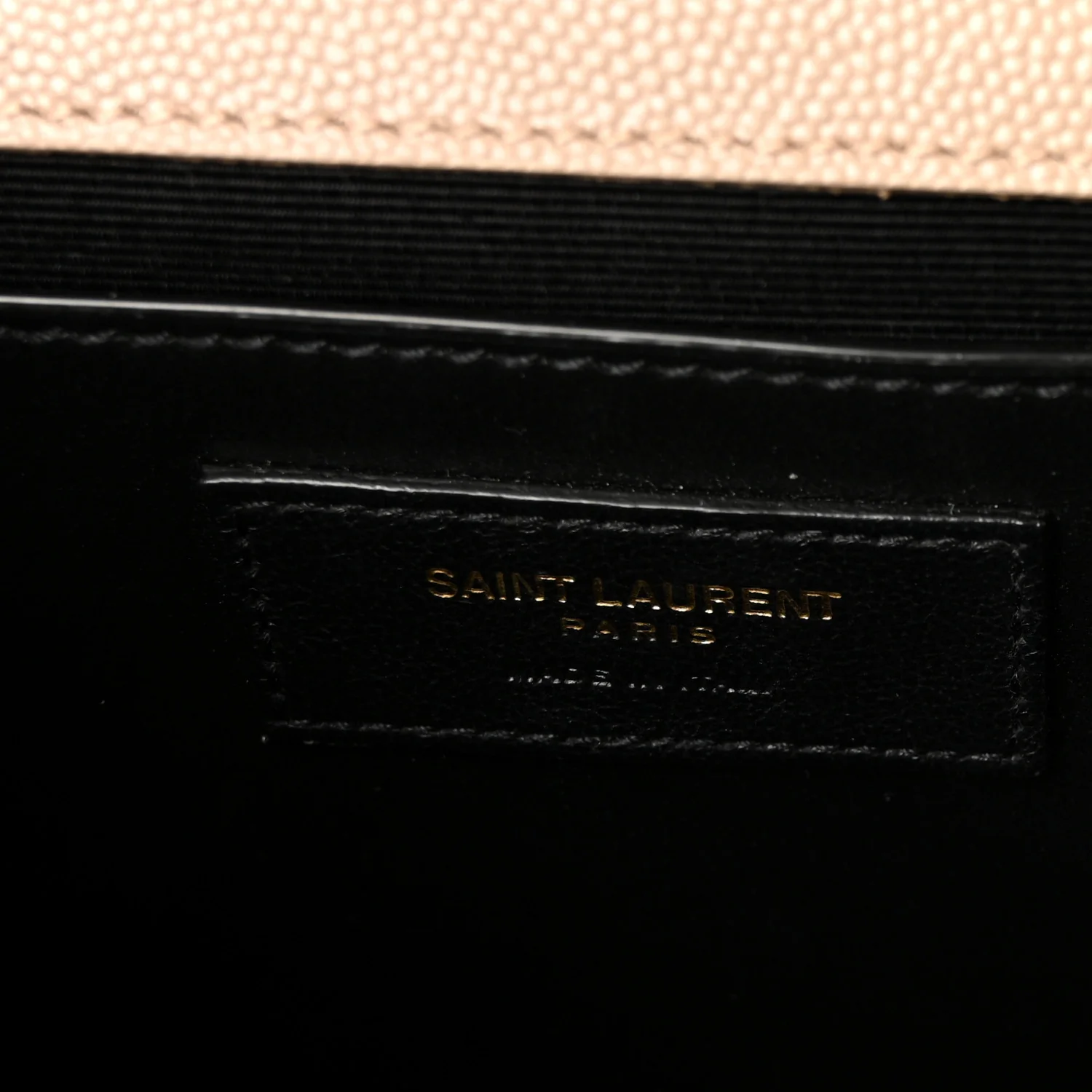 Grain De Poudre Medium Monogram Kate Satchel Dark Beige - Image 6