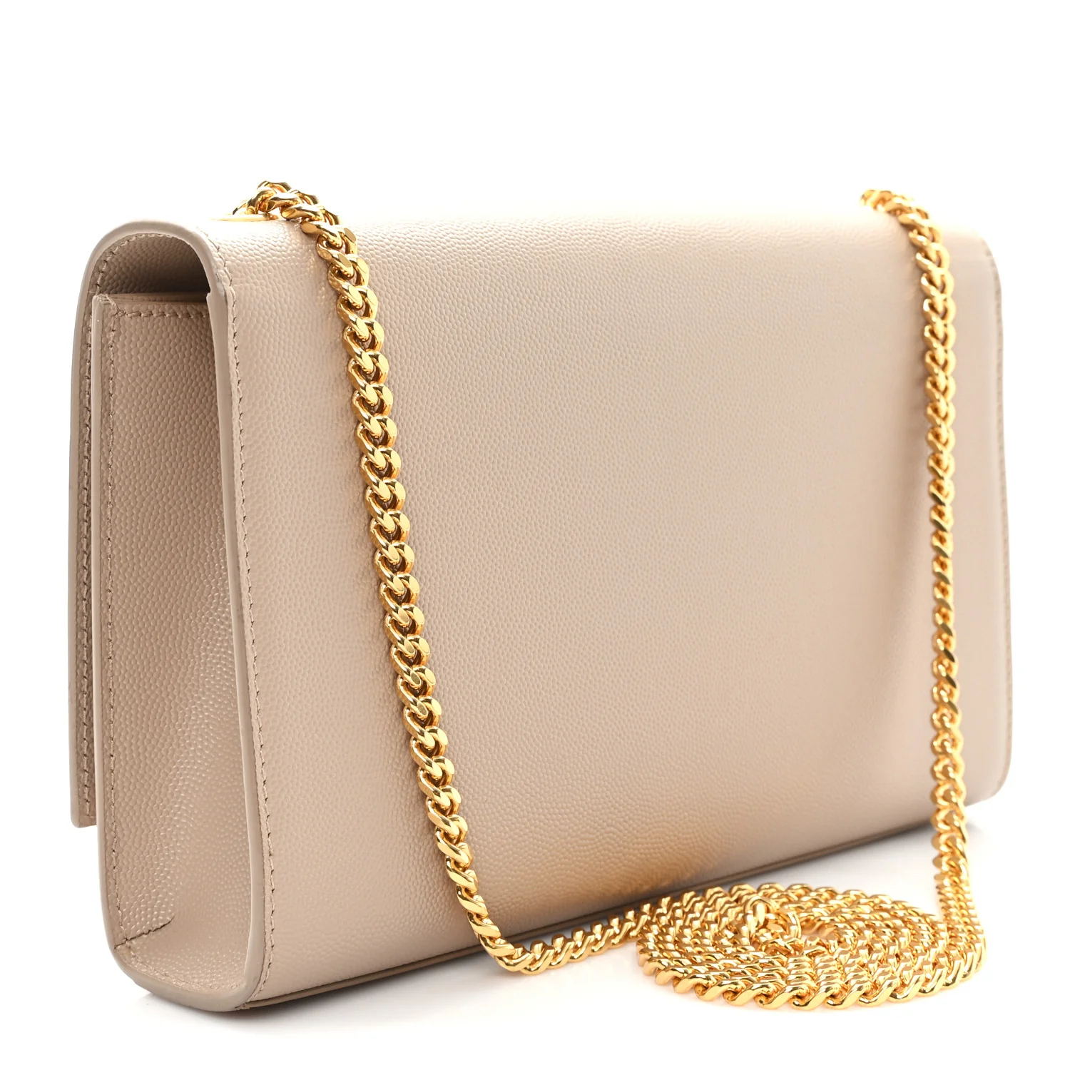 Grain De Poudre Medium Monogram Kate Satchel Dark Beige - Image 3
