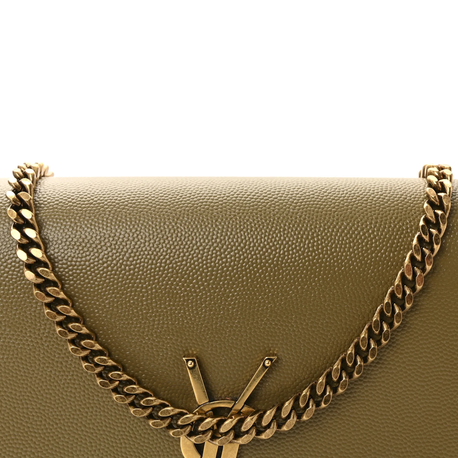 Grain De Poudre Medium Monogram Kate Satchel Hazel Green - Image 7