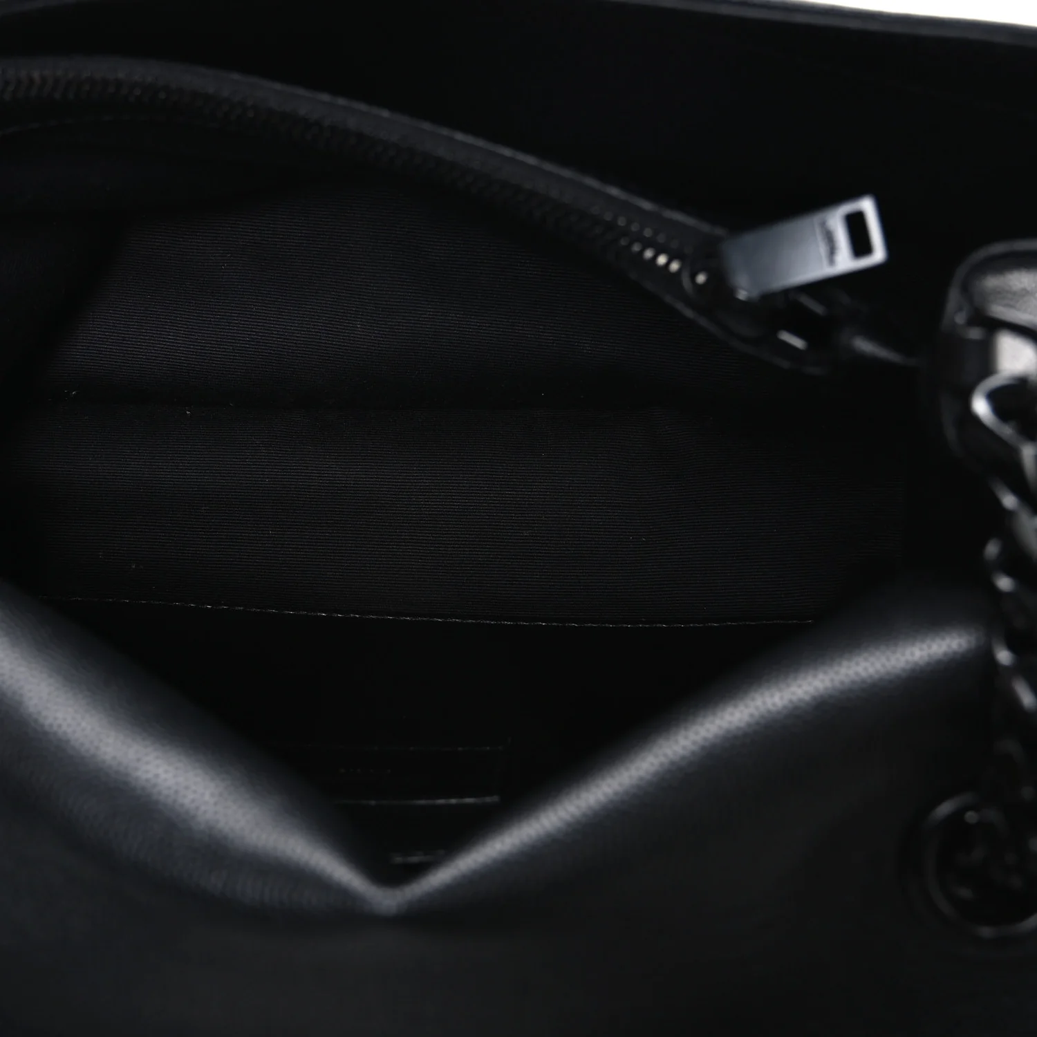 Grain De Poudre Medium West Hollywood Monogram Fold-Over Bag Black - Image 5