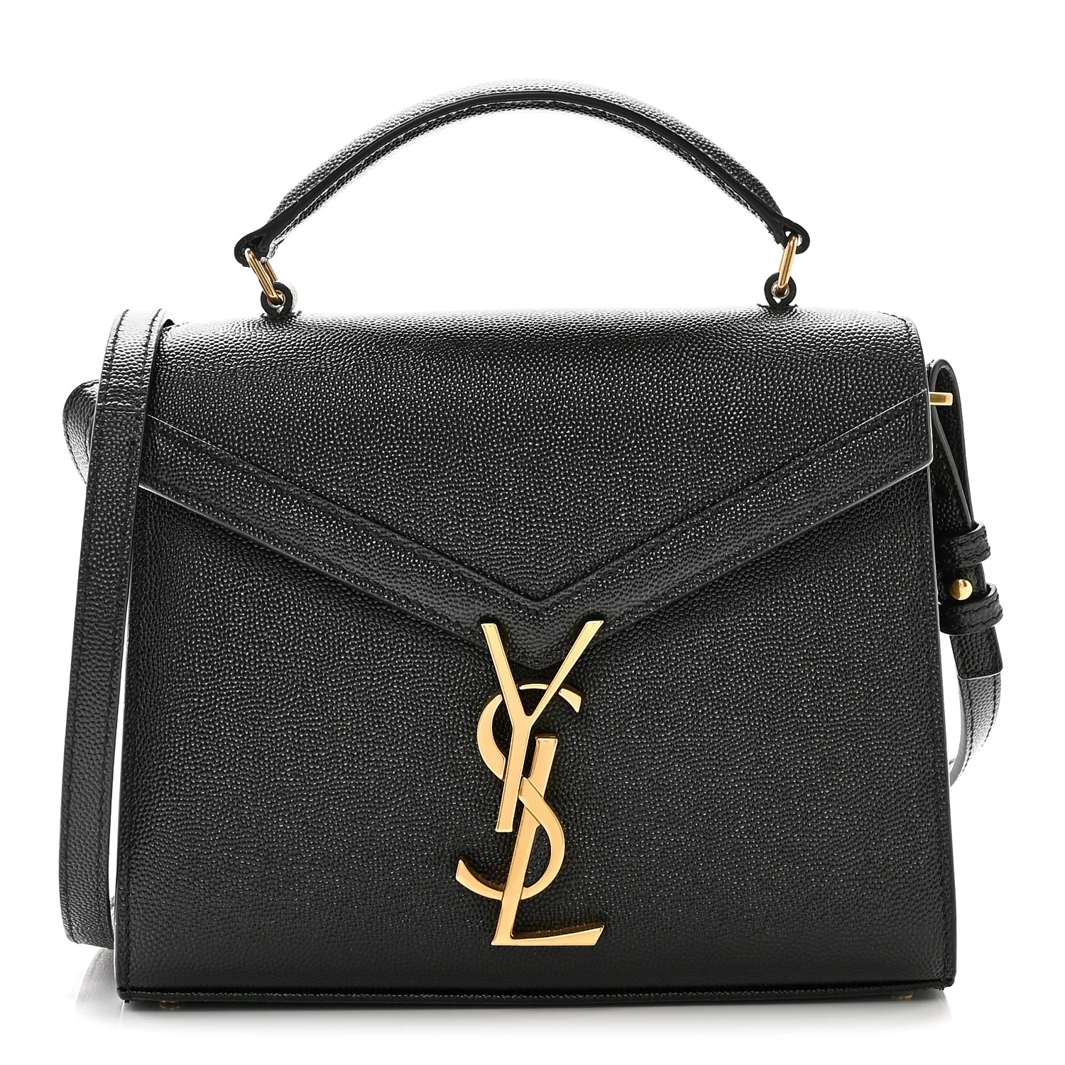 Grain De Poudre Mini Classic Monogram Cassandra Top Handle Black