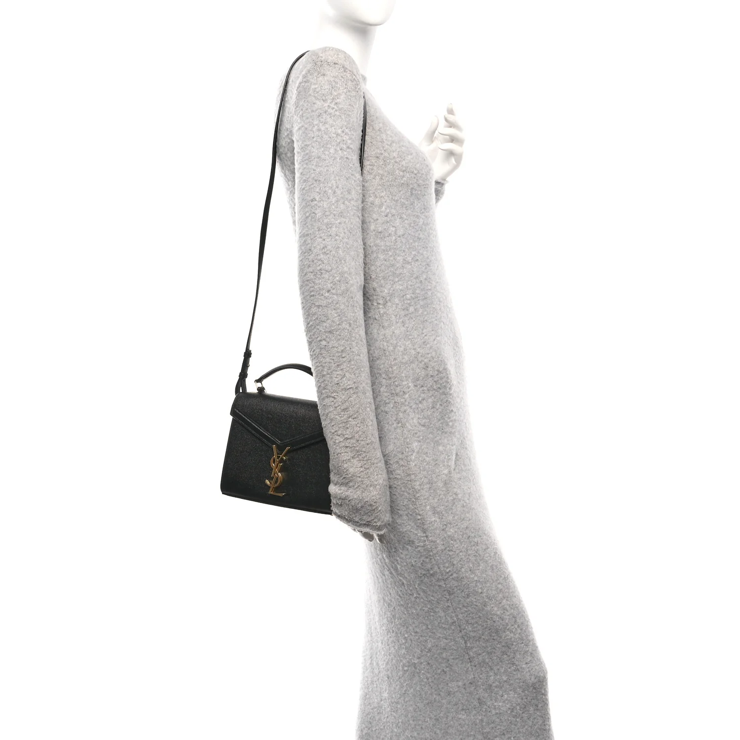 Grain de Poudre Mini Classic Monogram Cassandra Top Handle Black - Image 2