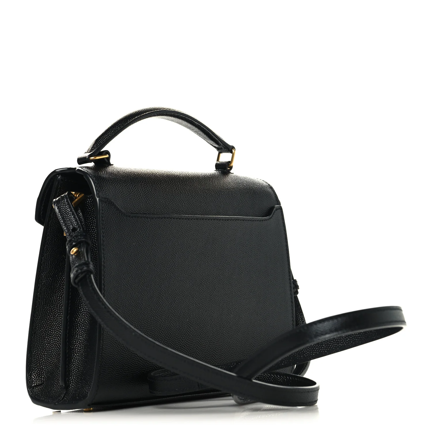 Grain de Poudre Mini Classic Monogram Cassandra Top Handle Black - Image 3